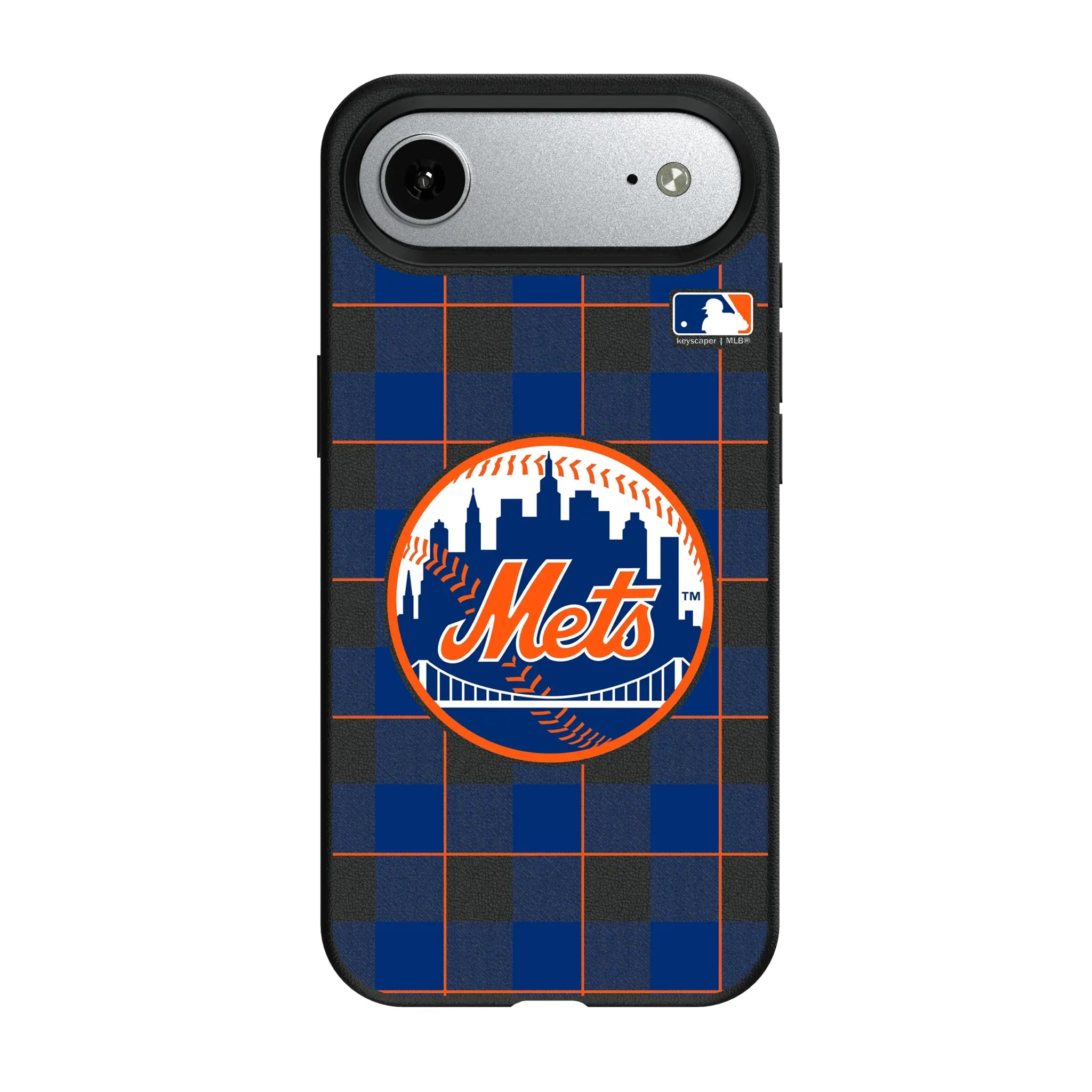 New York Mets Plaid iPhone MagSafe Compatible Phone Case for Apple iPhone#Device_iPhone Air