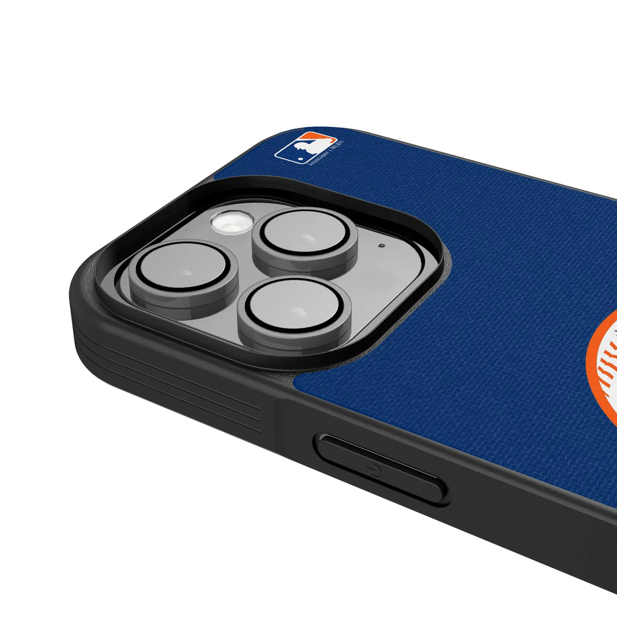 New York Mets Solid iPhone Bump Phone Case for Apple iPhone - Detail