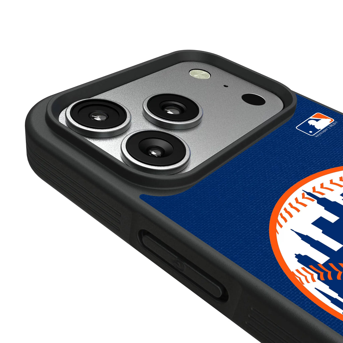 New York Mets Solid iPhone Bump Phone Case for Apple iPhone - Detail#Device_iPhone 17 Pro