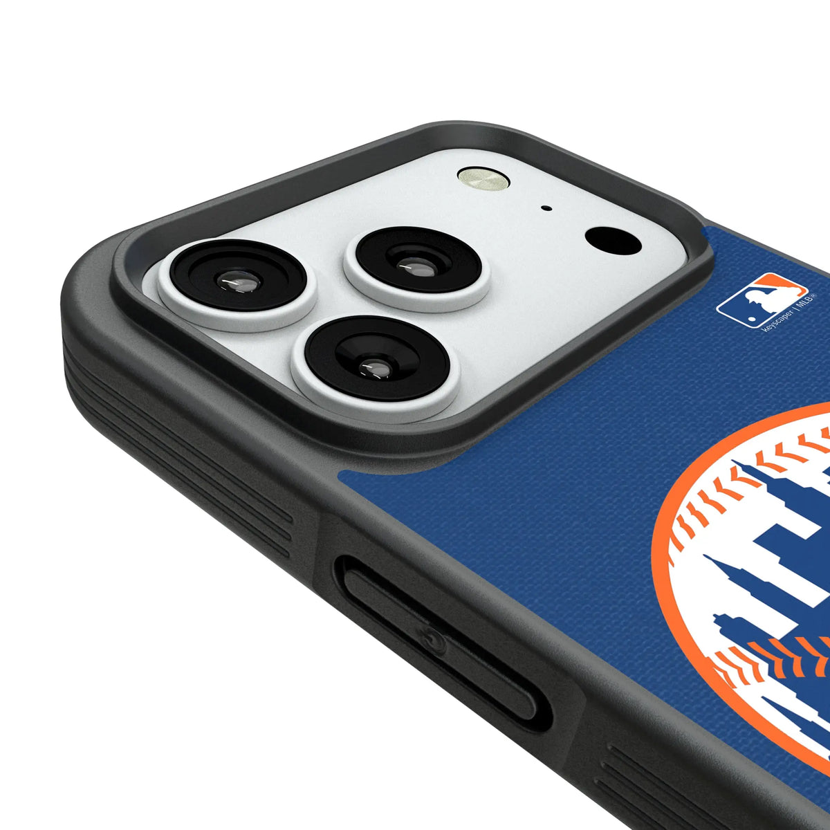 New York Mets Solid iPhone Bump Phone Case for Apple iPhone - Detail#Device_iPhone 18 Pro