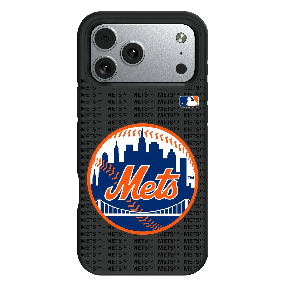New York Mets Text Backdrop iPhone Bump Phone Case for Apple iPhone#Device_iPhone 17 Pro Max
