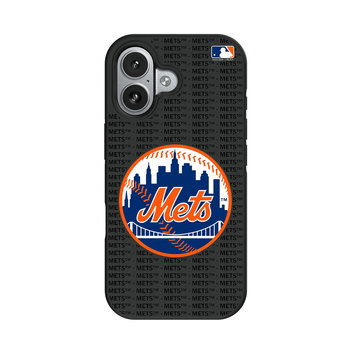 New York Mets Text Backdrop iPhone Bump Phone Case for Apple iPhone#Device_iPhone 17
