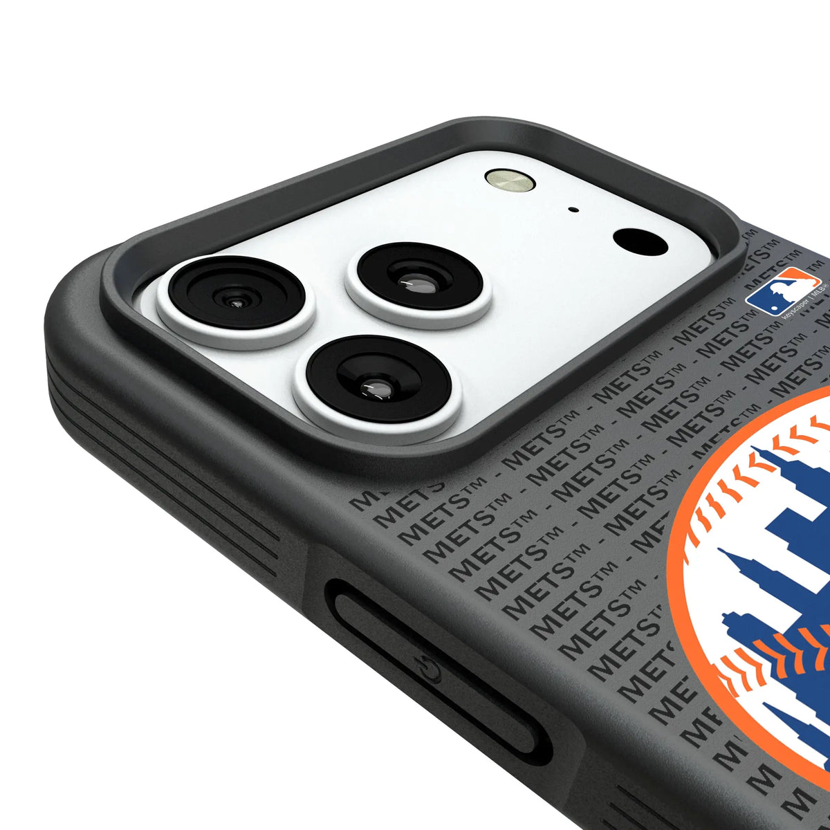 New York Mets Text Backdrop iPhone Bump Phone Case for Apple iPhone - Detail#Device_iPhone 18 Pro Max
