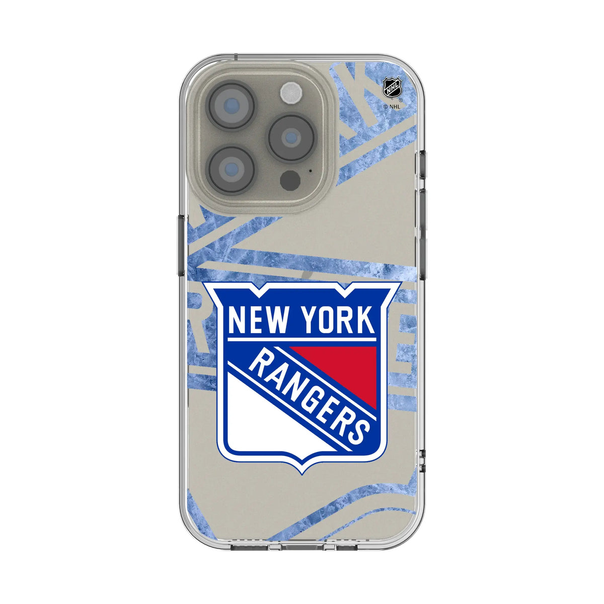 New York Rangers Ice Tilt iPhone Clear Phone Case for Apple iPhone