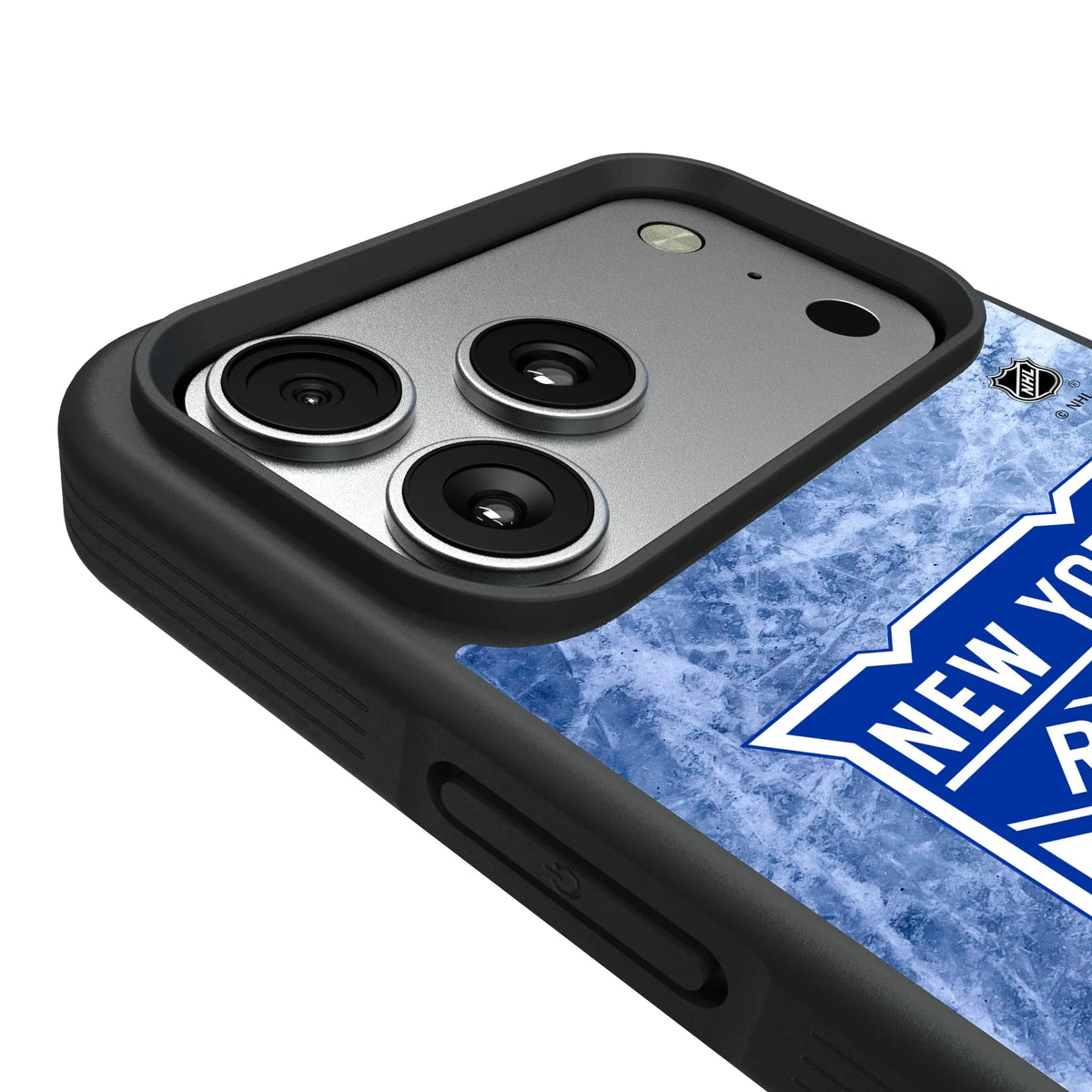 New York Rangers Ice Wordmark iPhone Bump Phone Case for Apple iPhone - Detail#Device_iPhone 17 Pro Max