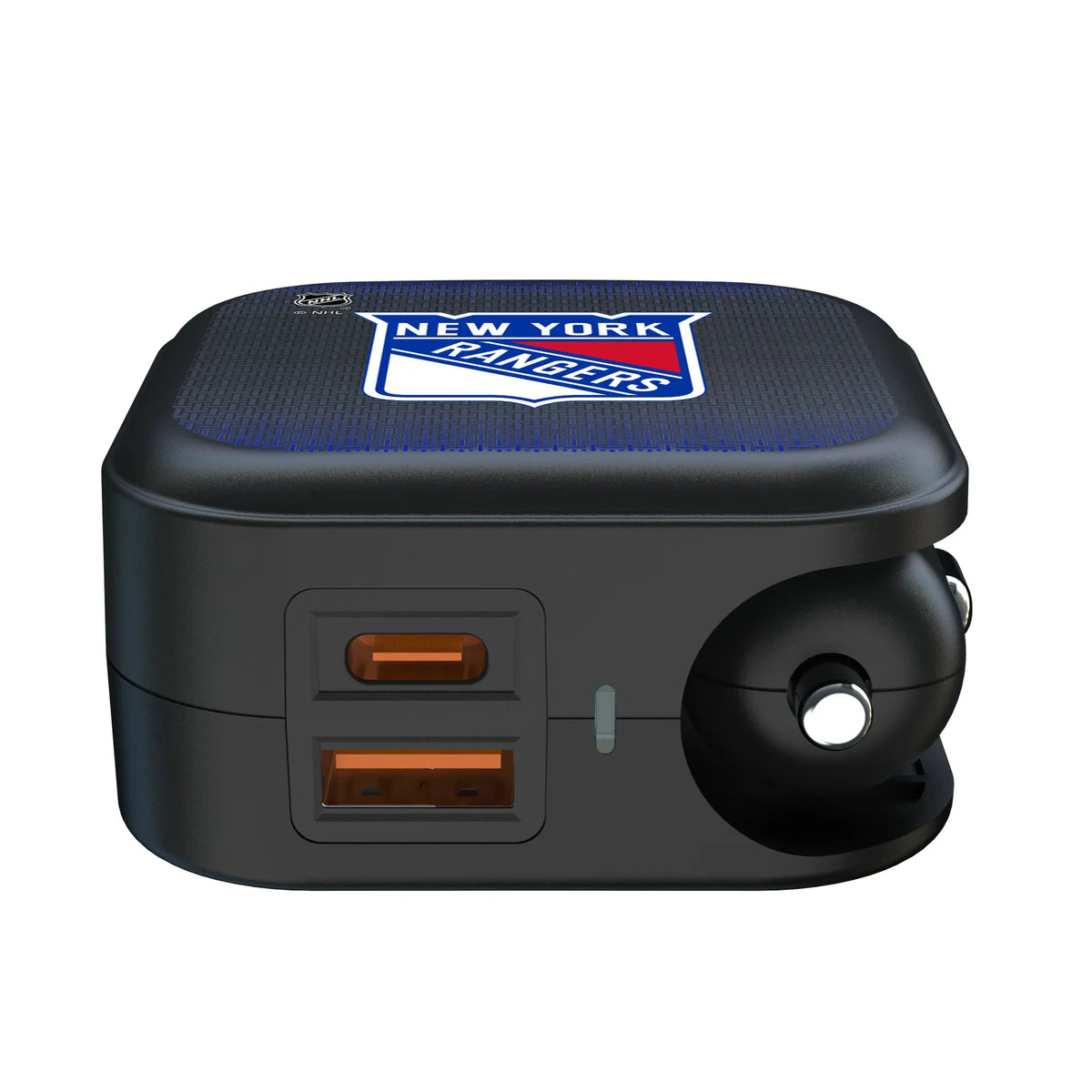 New York Rangers Linen 2 in 1 USB A/C Charger