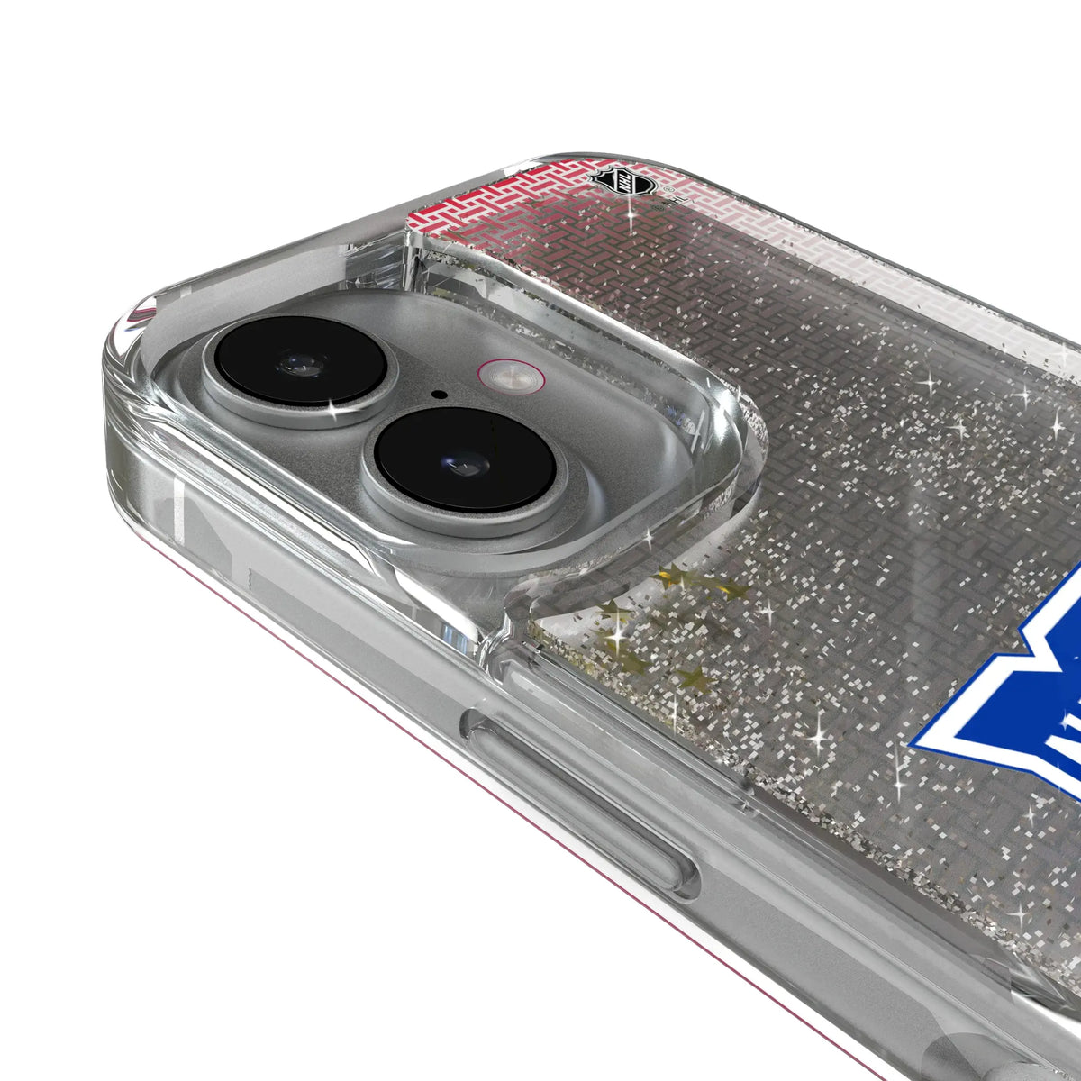 New York Rangers Linen iPhone Glitter Phone Case for Apple iPhone - Detail#Device_iPhone 17