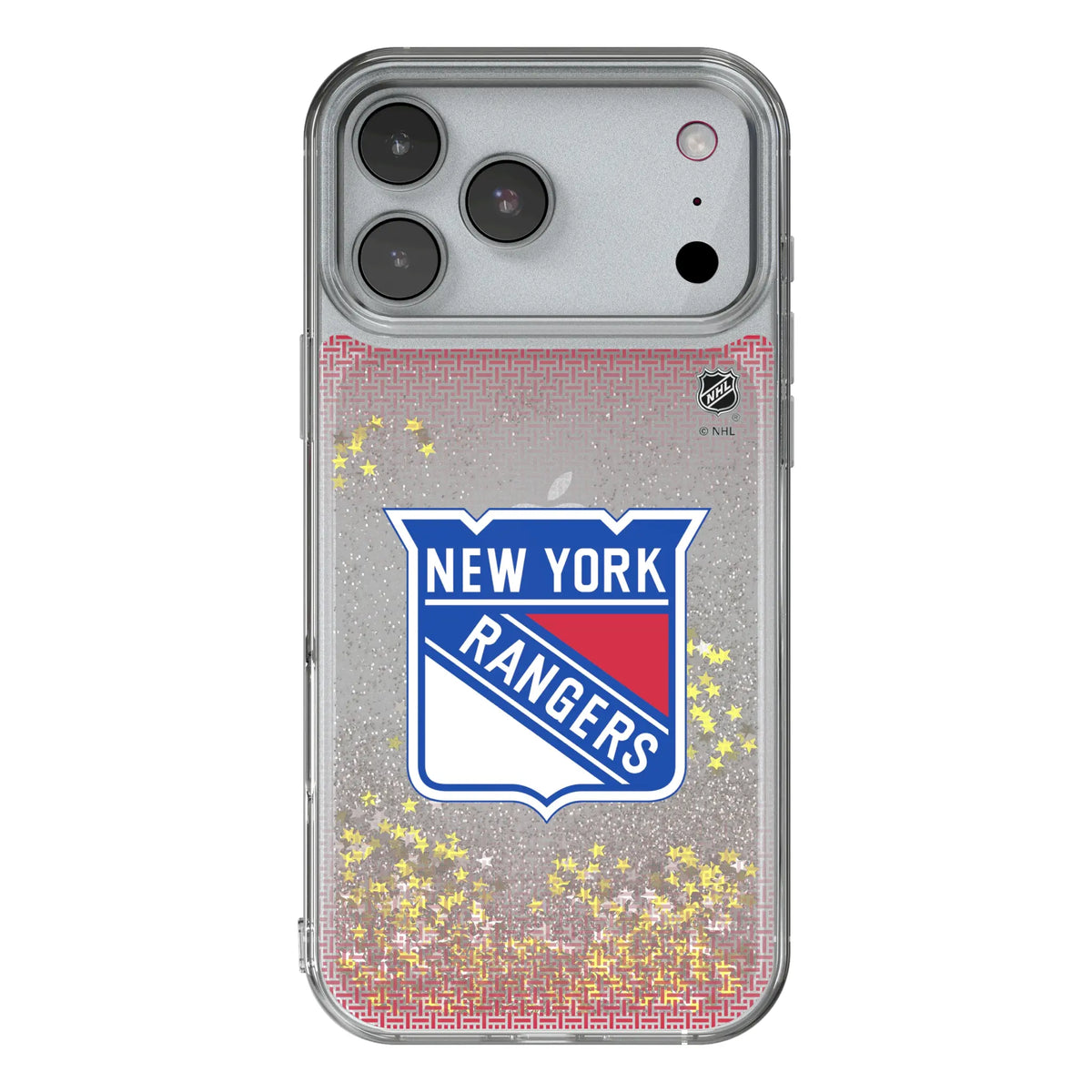 New York Rangers Linen iPhone Glitter Phone Case for Apple iPhone#Device_iPhone 17 Pro Max