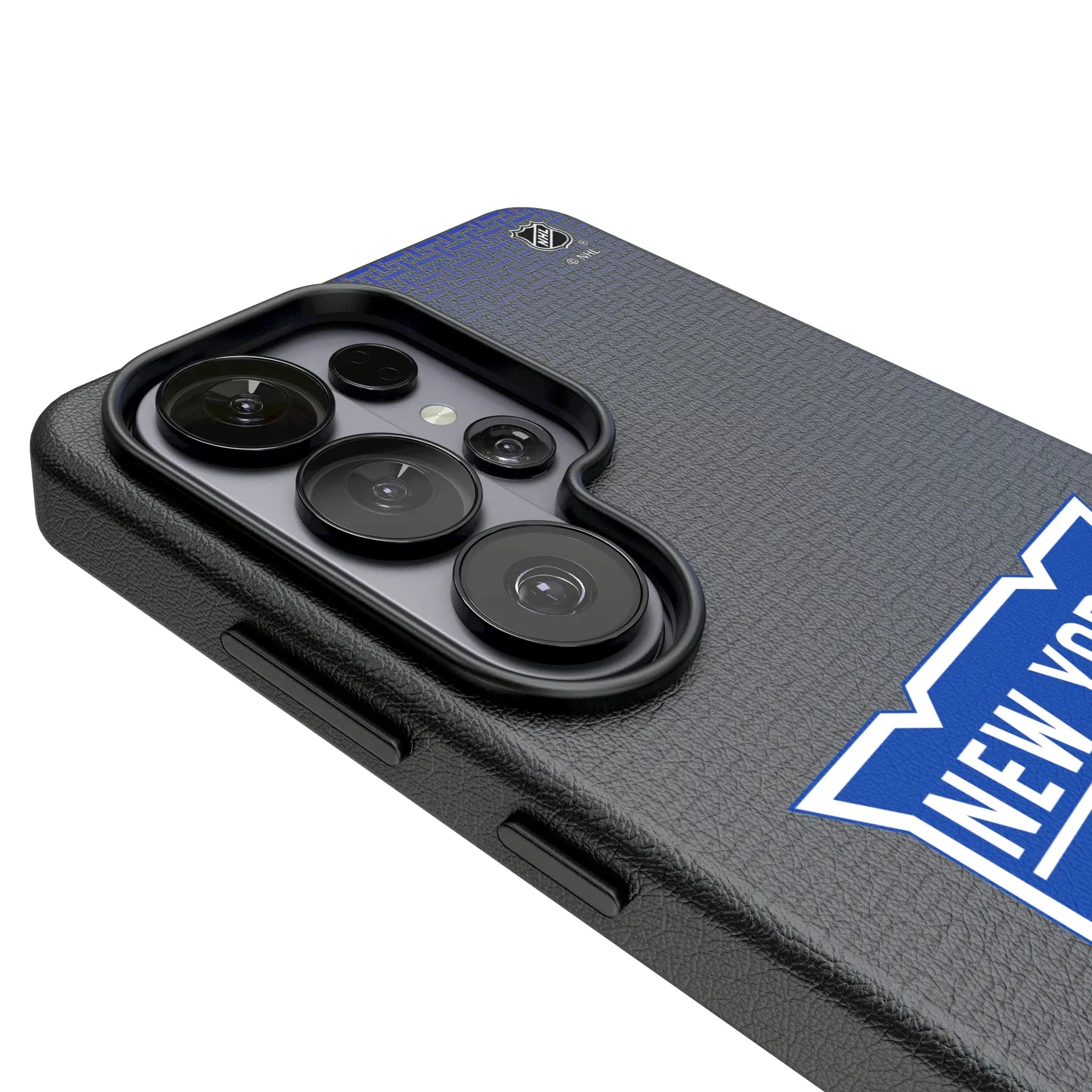 New York Rangers Linen Galaxy MagSafe Compatible Phone Case for Samsung Galaxy - Detail#Device_Galaxy S26 Ultra