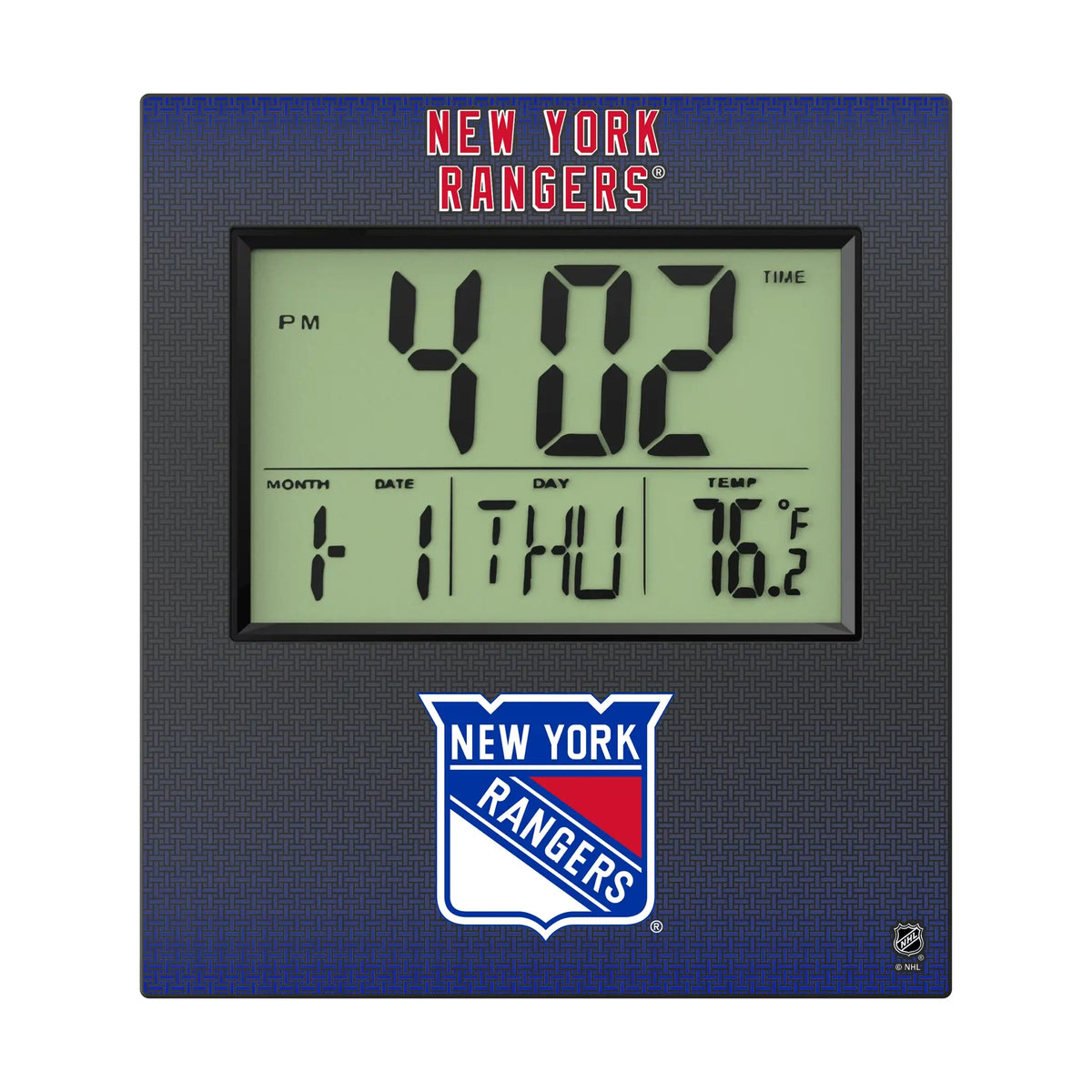 New York Rangers Linen Wall Clock