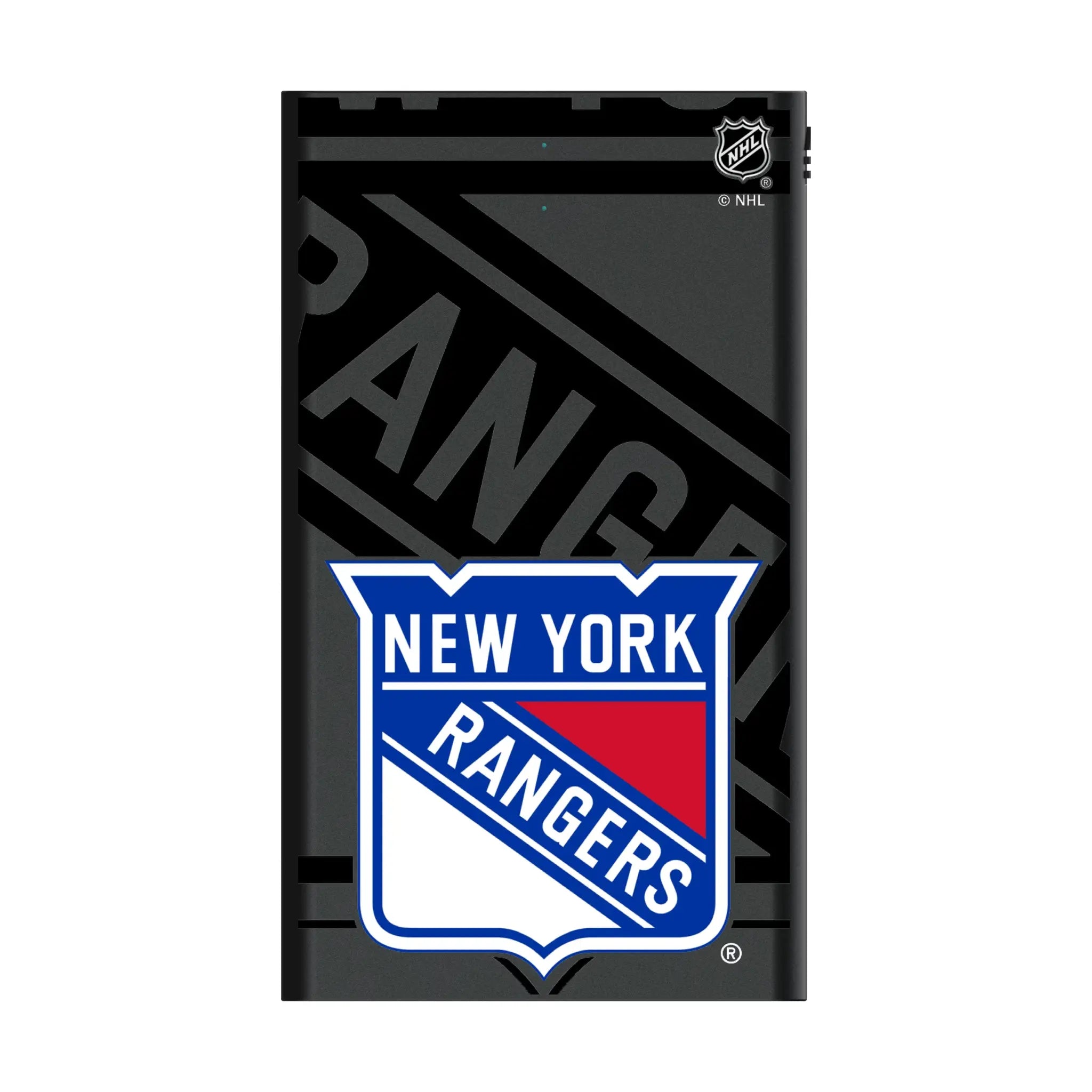 New York Rangers Monocolor Tilt 5000mAh Flat Power Bank