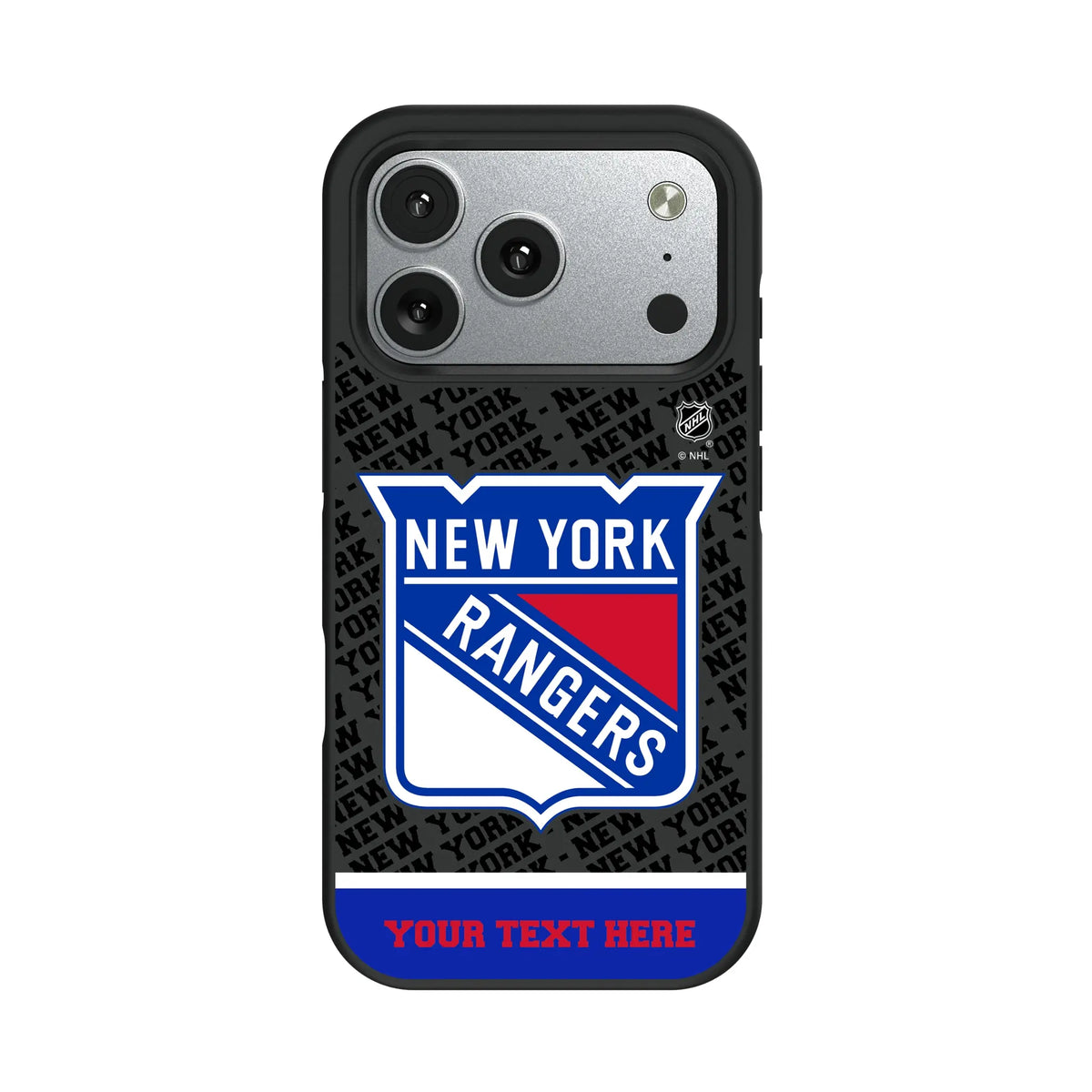 New York Rangers Personalized EndZone Plus iPhone Bump Phone Case for Apple iPhone#Device_iPhone 17 Pro