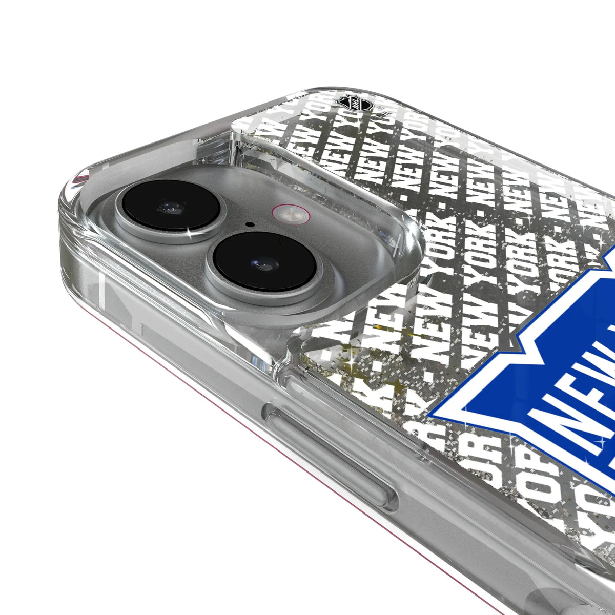 New York Rangers Personalized EndZone Plus iPhone Glitter Phone Case for Apple iPhone - Detail#Device_iPhone 17