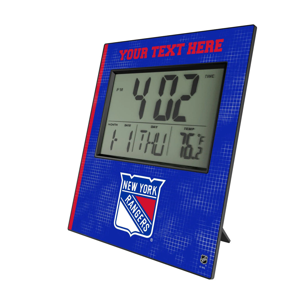 New York Rangers Personalized Hatch Wall Clock