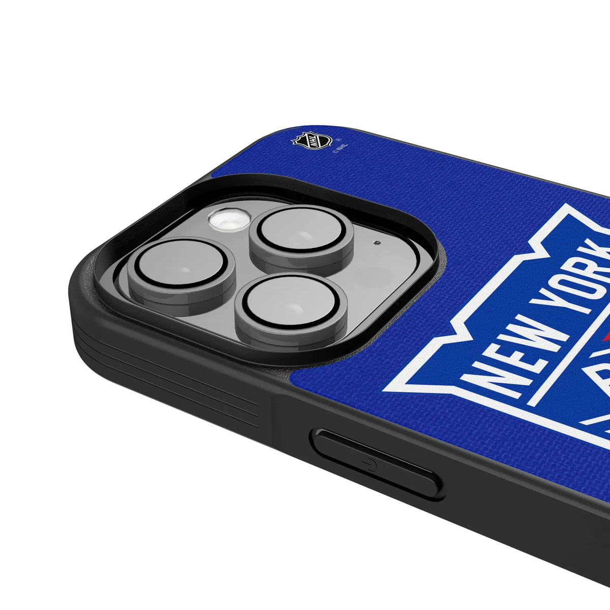 New York Rangers Personalized Stripe iPhone Bump Phone Case for Apple iPhone - Detail