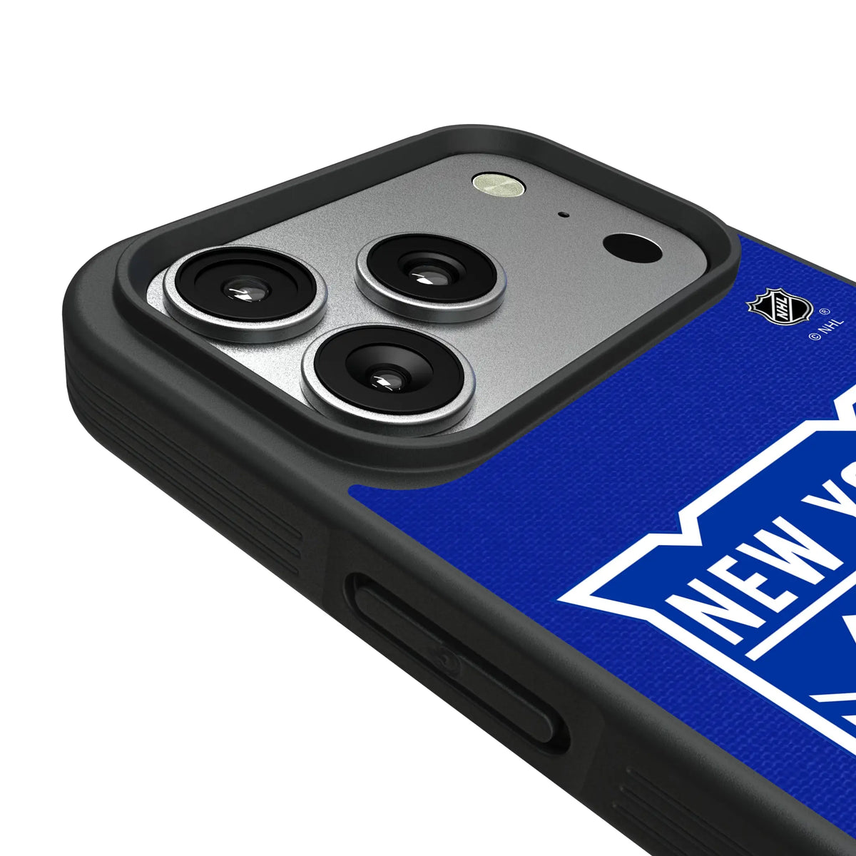 New York Rangers Personalized Stripe iPhone Bump Phone Case for Apple iPhone - Detail#Device_iPhone 17 Pro