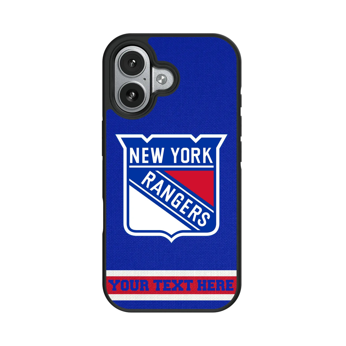 New York Rangers Personalized Stripe iPhone Bump Phone Case for Apple iPhone#Device_iPhone 17