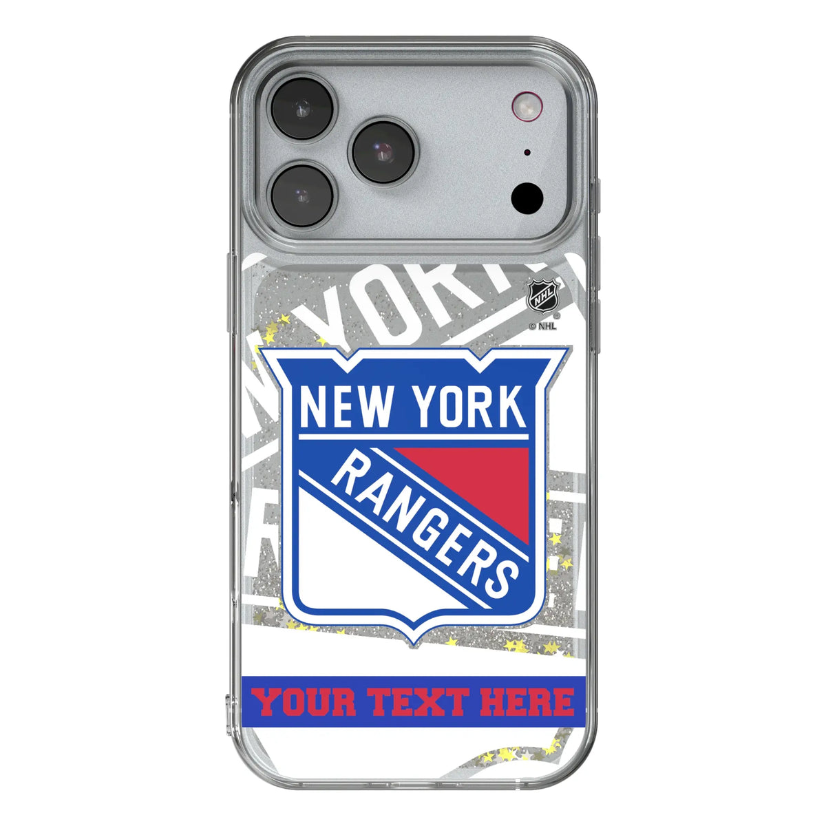 New York Rangers Personalized Tilt iPhone Glitter Phone Case for Apple iPhone#Device_iPhone 17 Pro Max