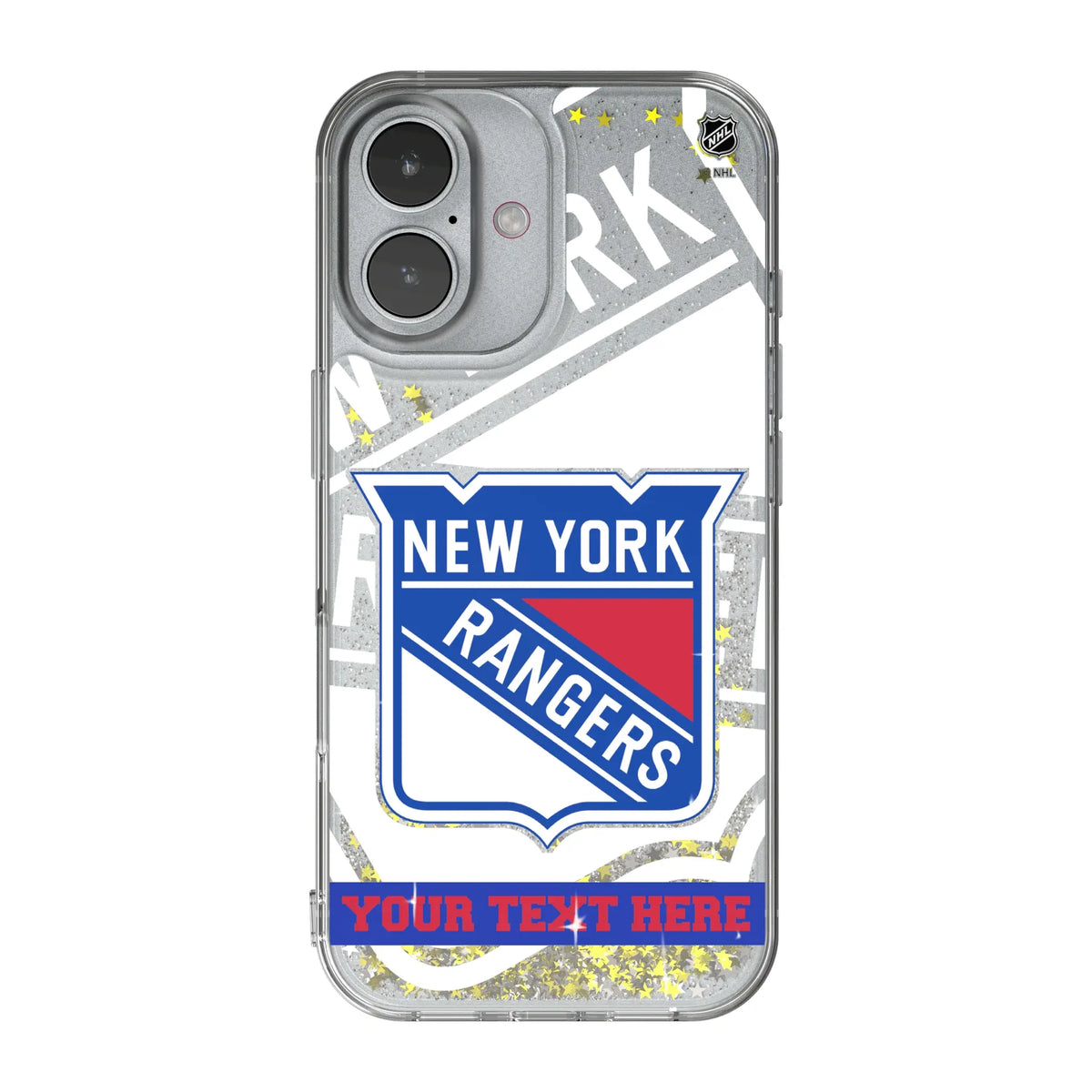New York Rangers Personalized Tilt iPhone Glitter Phone Case for Apple iPhone#Device_iPhone 17