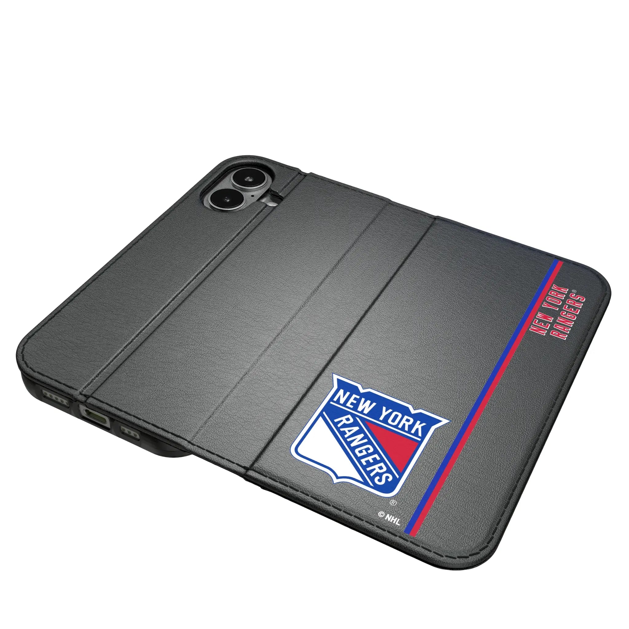 New York Rangers Sidebar iPhone Folio Phone Case for Apple iPhone#Device_iPhone 17