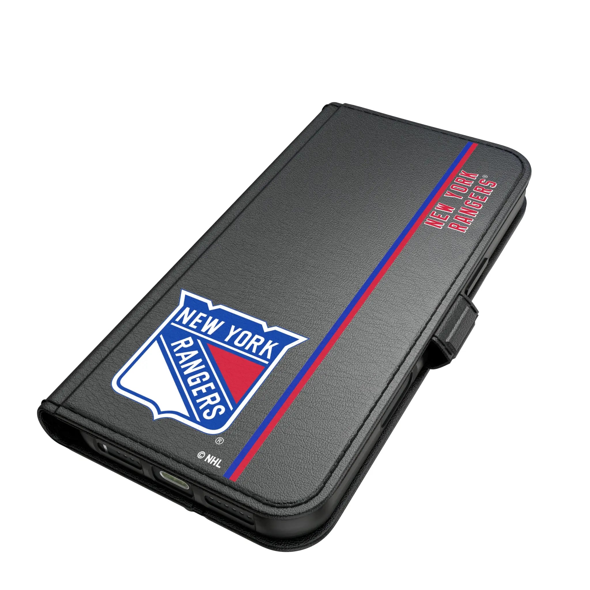 New York Rangers Sidebar iPhone Folio Phone Case for Apple iPhone#Device_iPhone 17 Pro Max