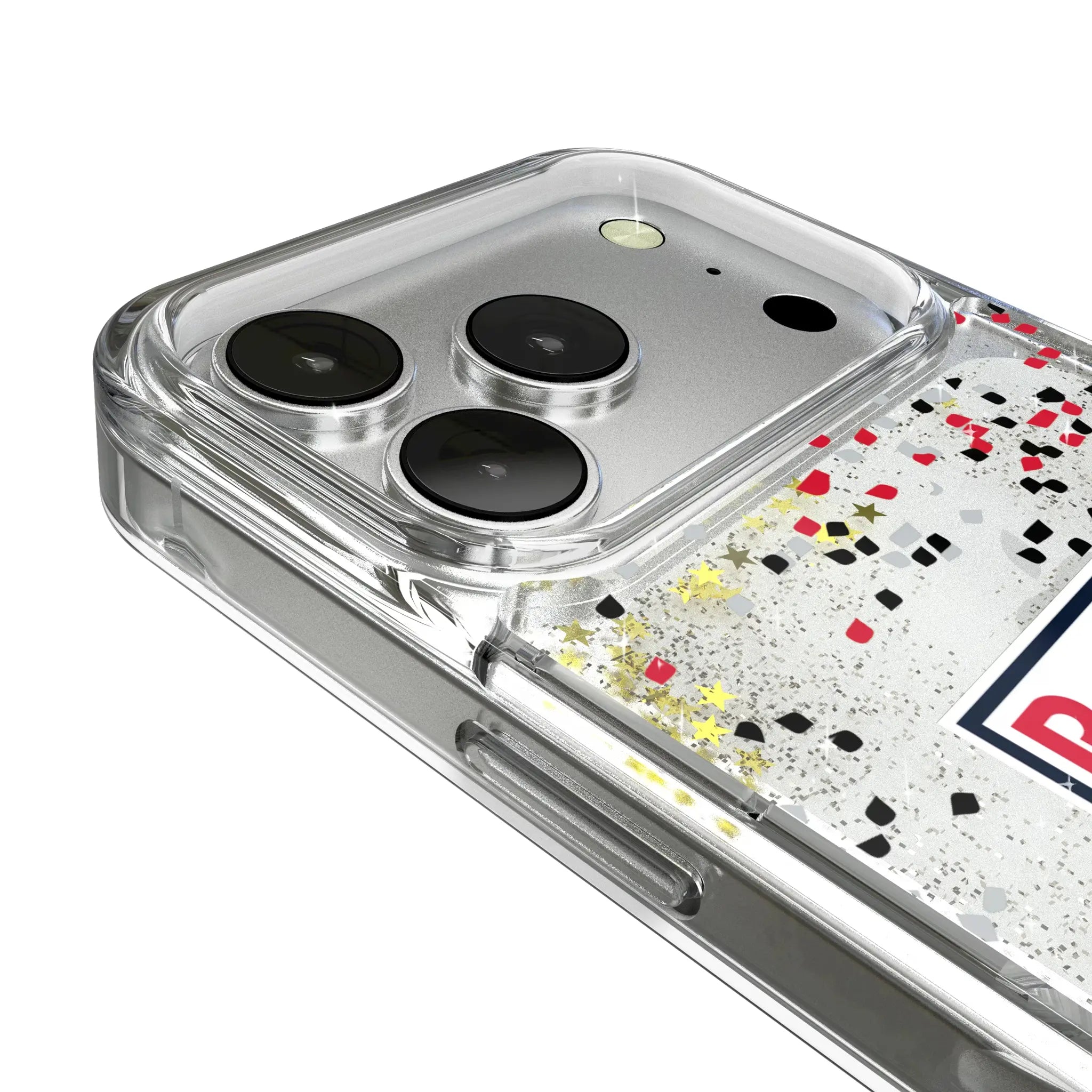 New York Red Bulls Confetti iPhone Glitter Phone Case for Apple iPhone - Detail