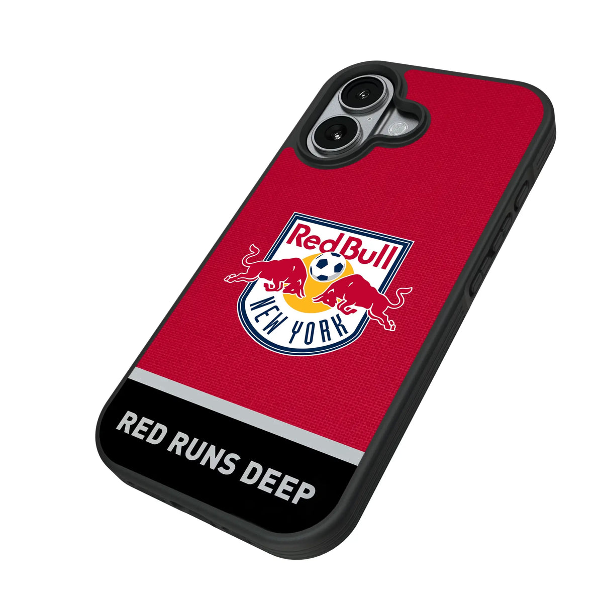 New York Red Bulls Endzone Solid iPhone Bump Phone Case for Apple iPhone - Isometric View#Device_iPhone 17