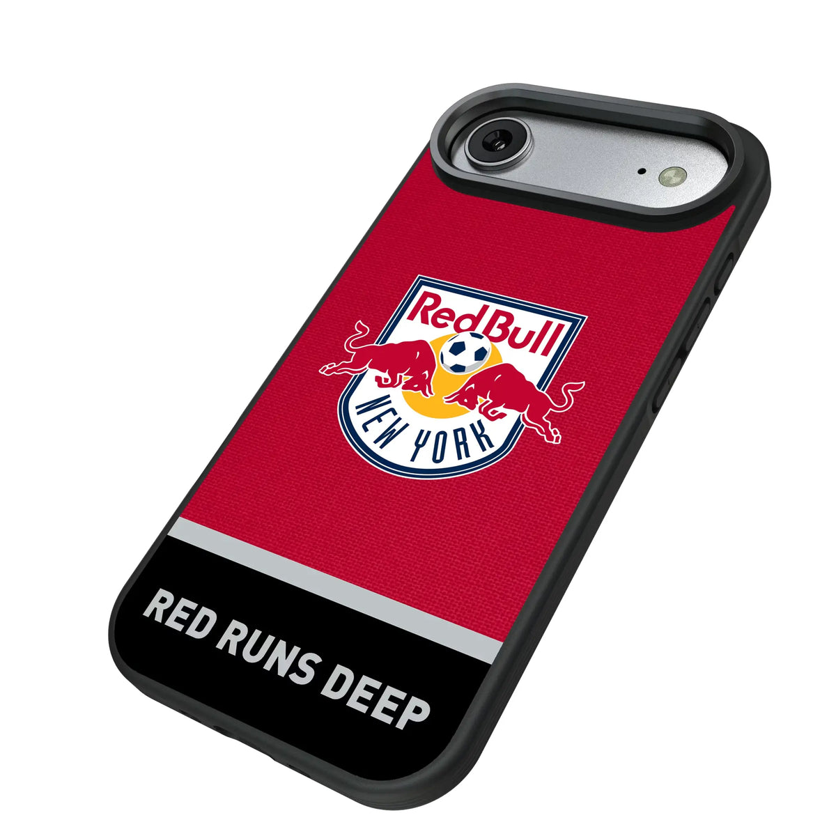 New York Red Bulls Endzone Solid iPhone Bump Phone Case for Apple iPhone - Isometric View#Device_iPhone Air