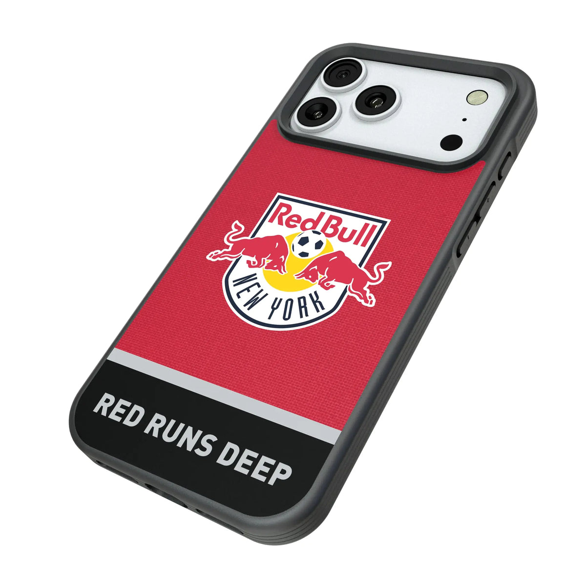 New York Red Bulls Endzone Solid iPhone Bump Phone Case for Apple iPhone - Isometric View#Device_iPhone 18 Pro Max