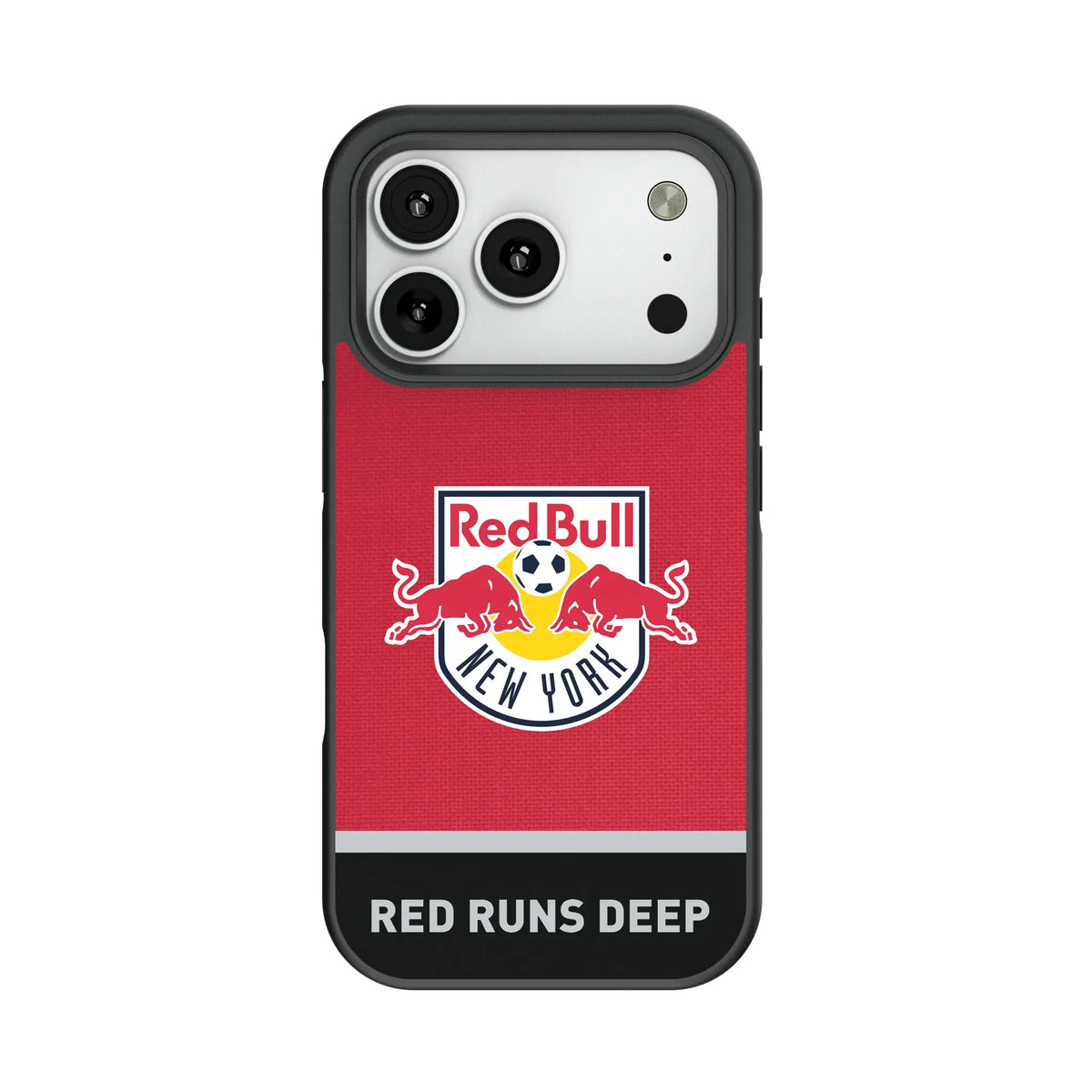 New York Red Bulls Endzone Solid Bump Phone Case for Apple iPhone