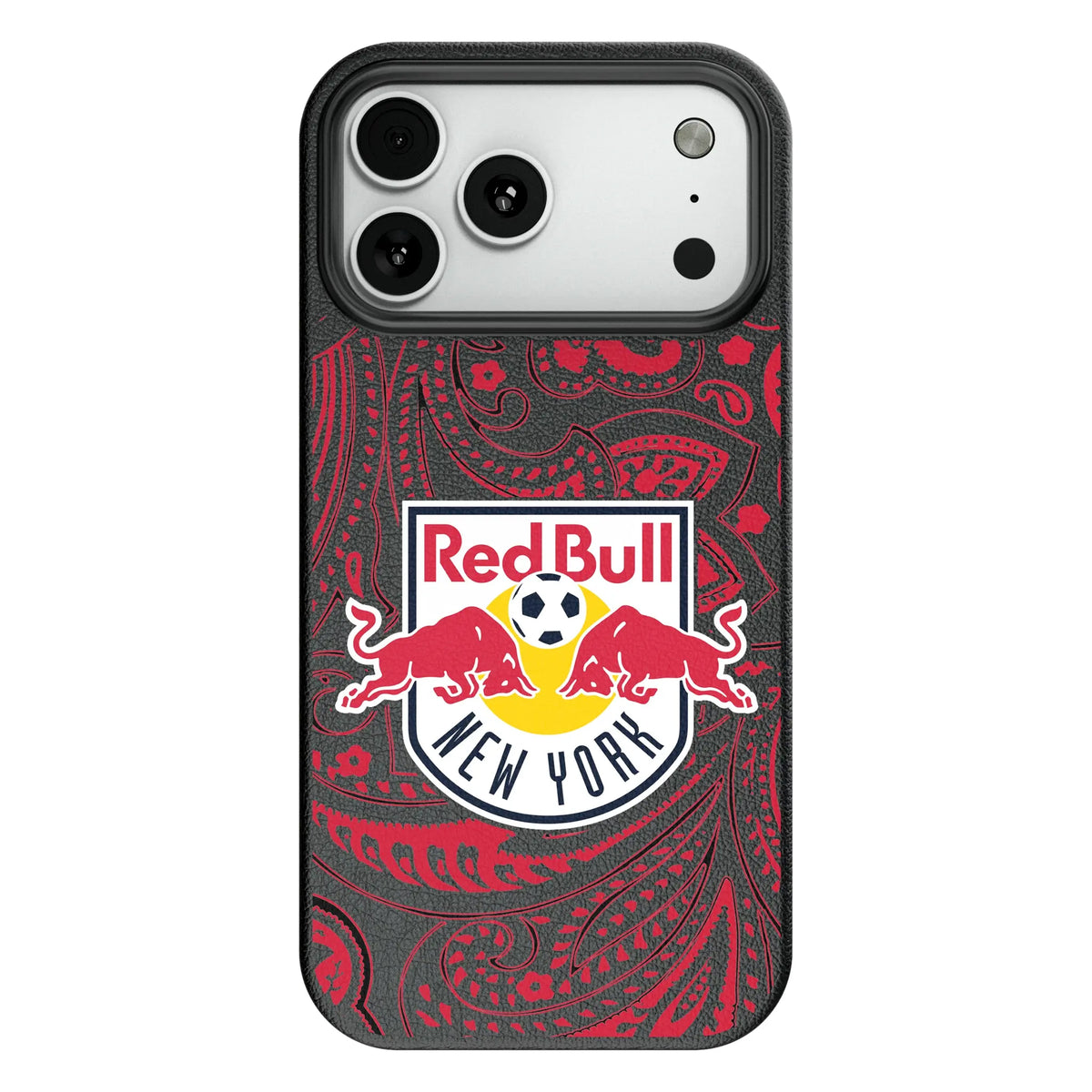 New York Red Bulls Paisley MagSafe Compatible Phone Case for Apple iPhone