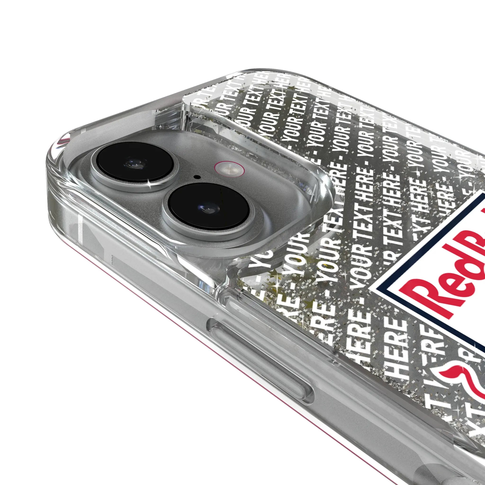 New York Red Bulls Personalized EndZone Plus iPhone Glitter Phone Case for Apple iPhone - Detail