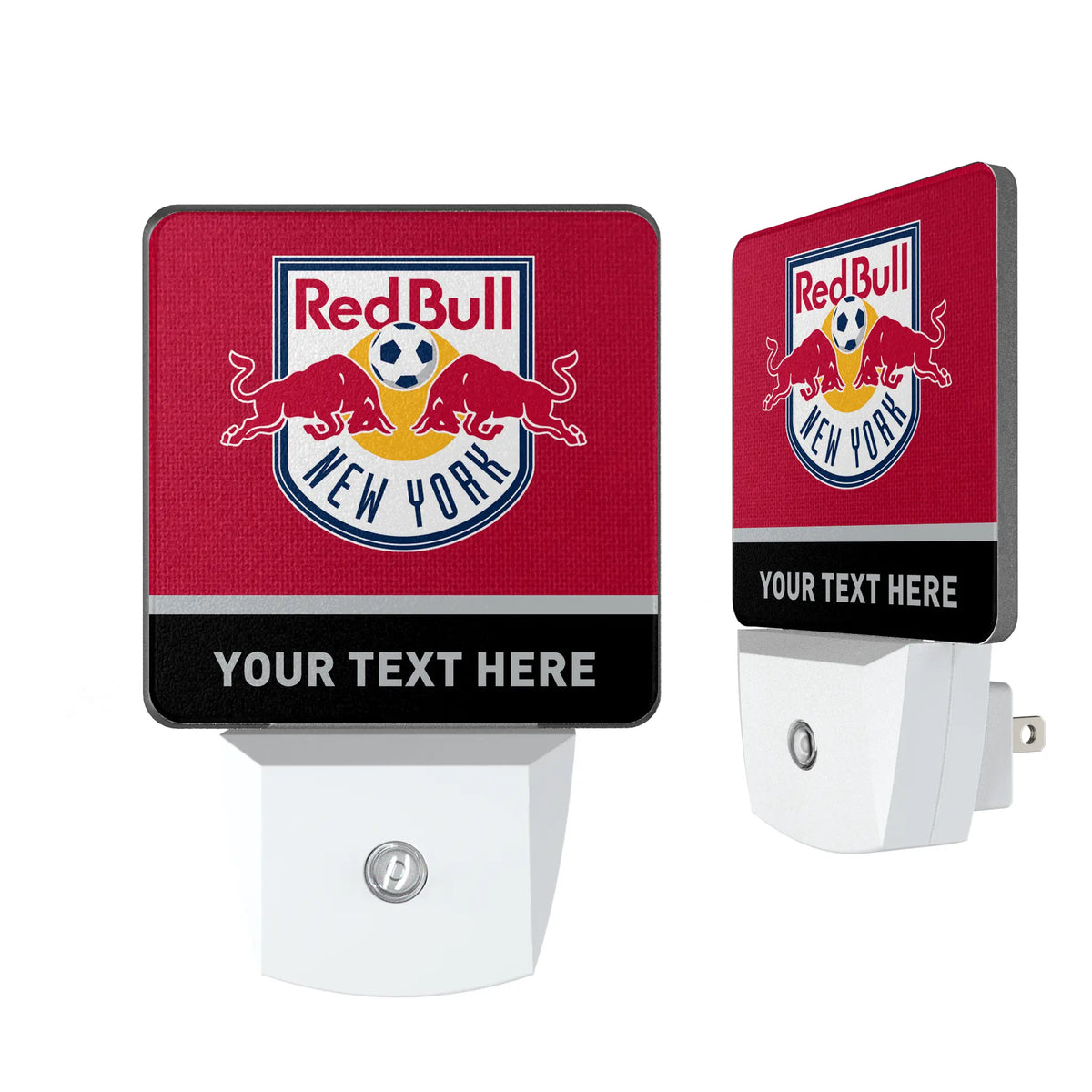 New York Red Bulls Personalized Endzone Solid Night Light 2-Pack