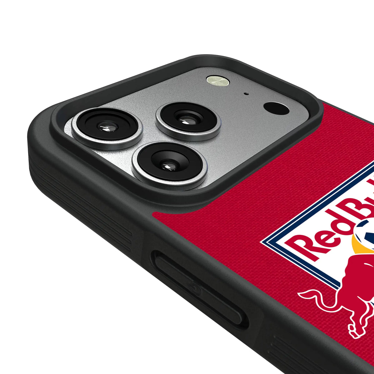 New York Red Bulls Personalized Stripe iPhone Bump Phone Case for Apple iPhone - Detail#Device_iPhone 17 Pro