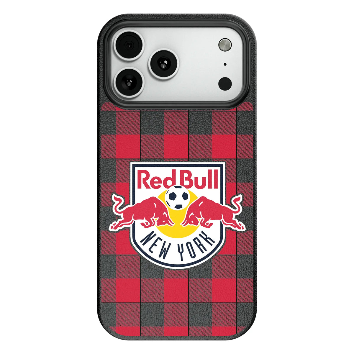 New York Red Bulls Plaid MagSafe Compatible Phone Case for Apple iPhone