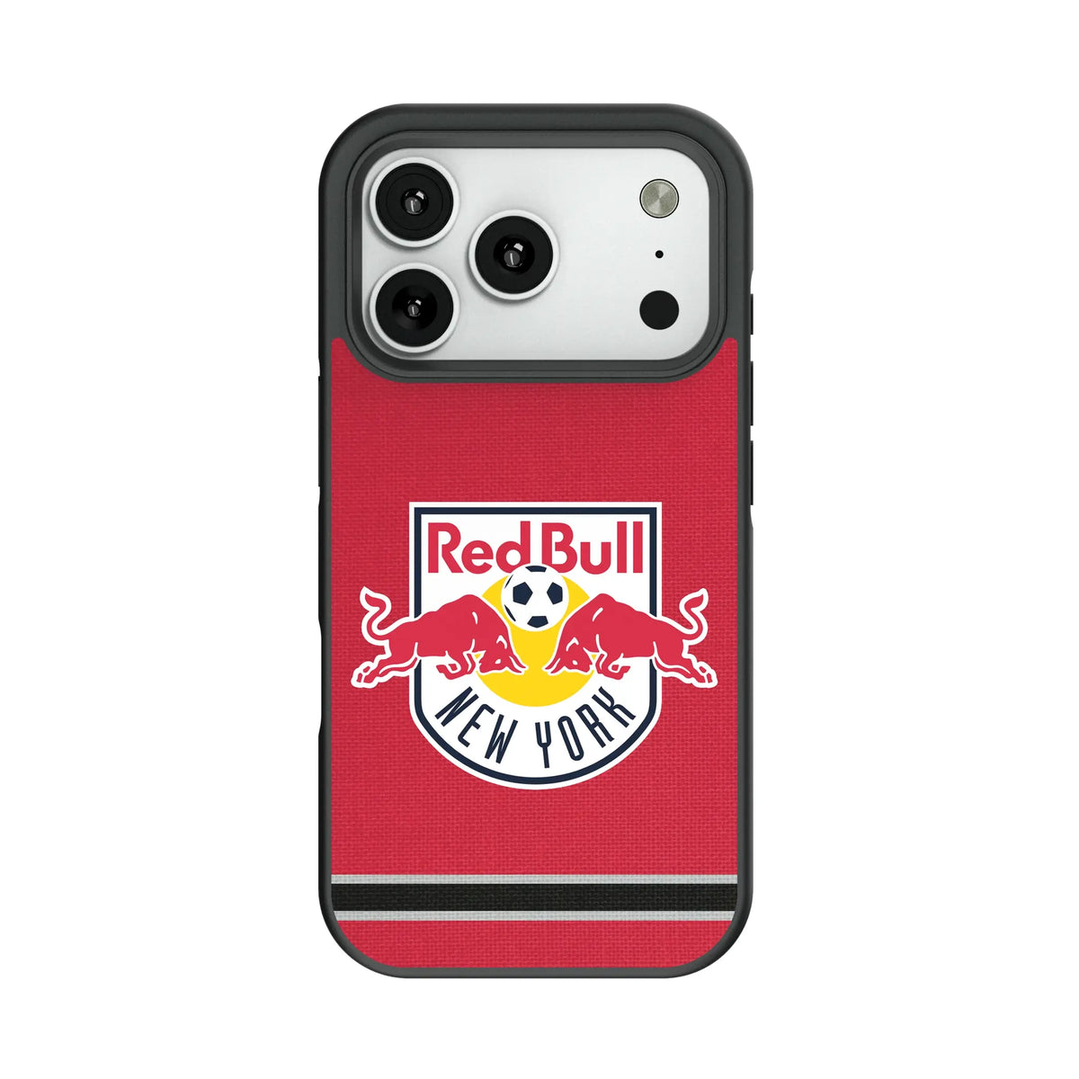 New York Red Bulls Stripe Bump Phone Case for Apple iPhone