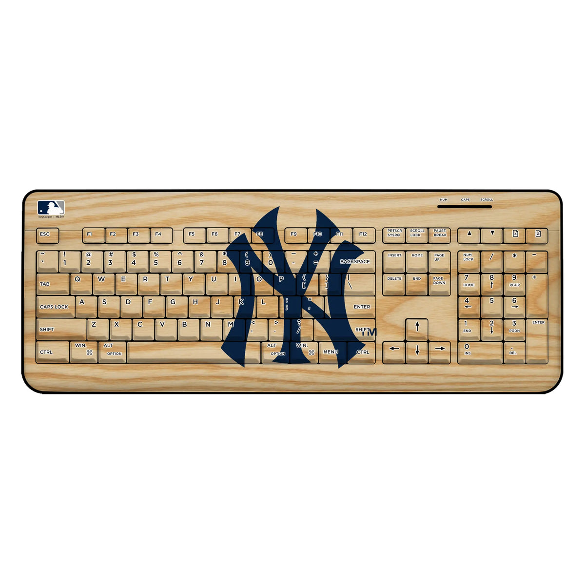 New York Yankees Baseball Bat Wireless USB Keyboard