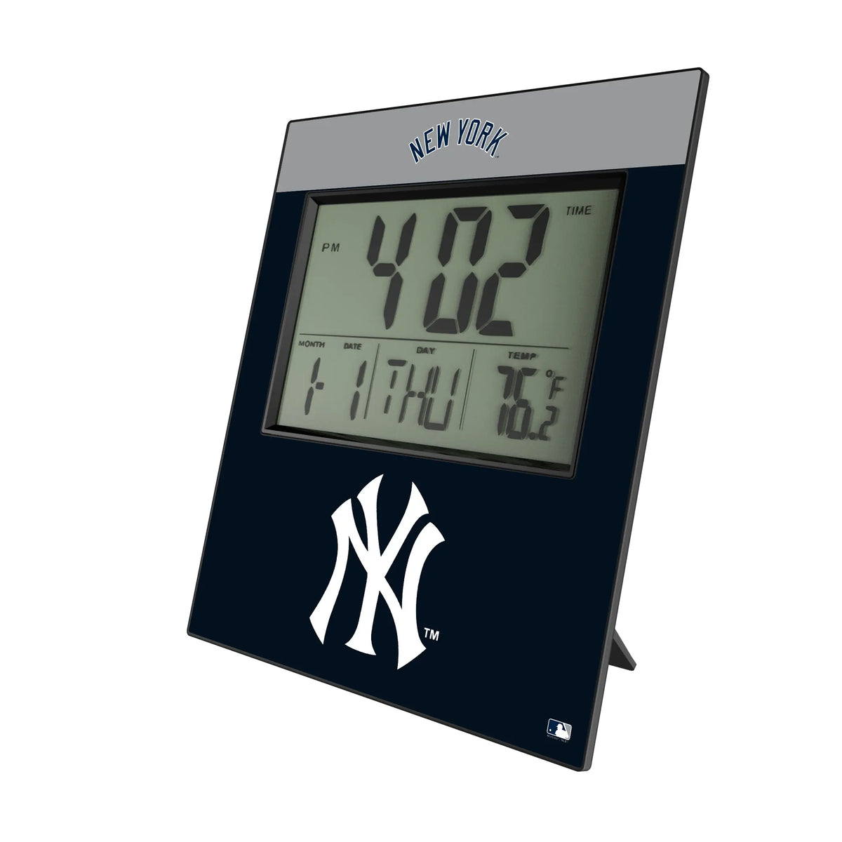New York Yankees Color Block Wall Clock