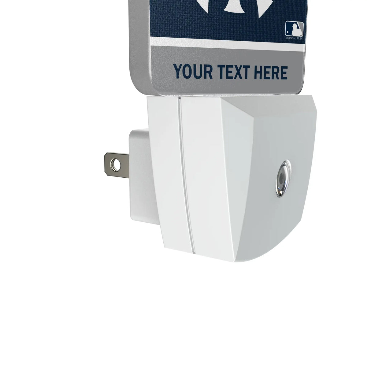 New York Yankees Personalized Endzone Solid Night Light 2-Pack - Detail