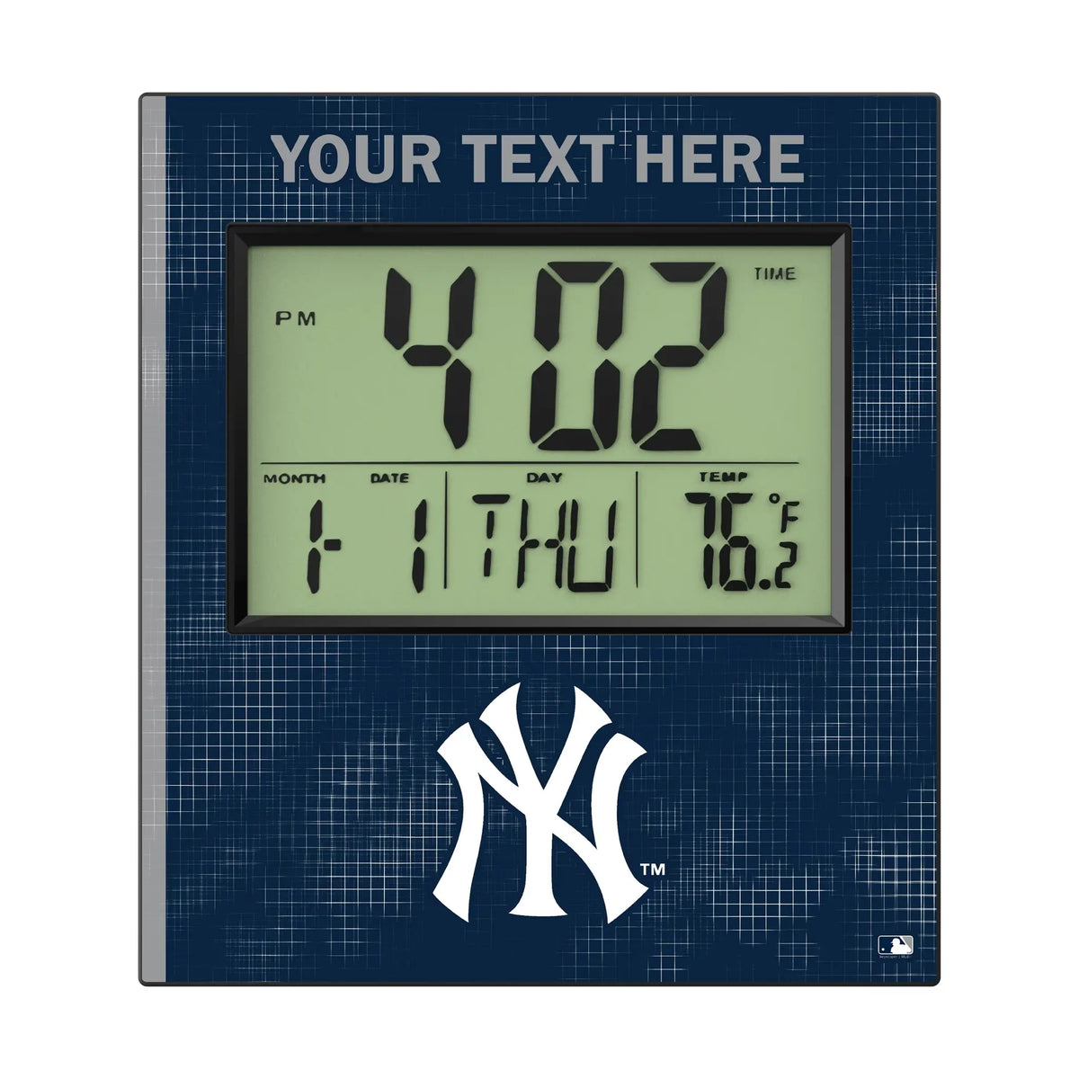 New York Yankees Personalized Hatch Wall Clock