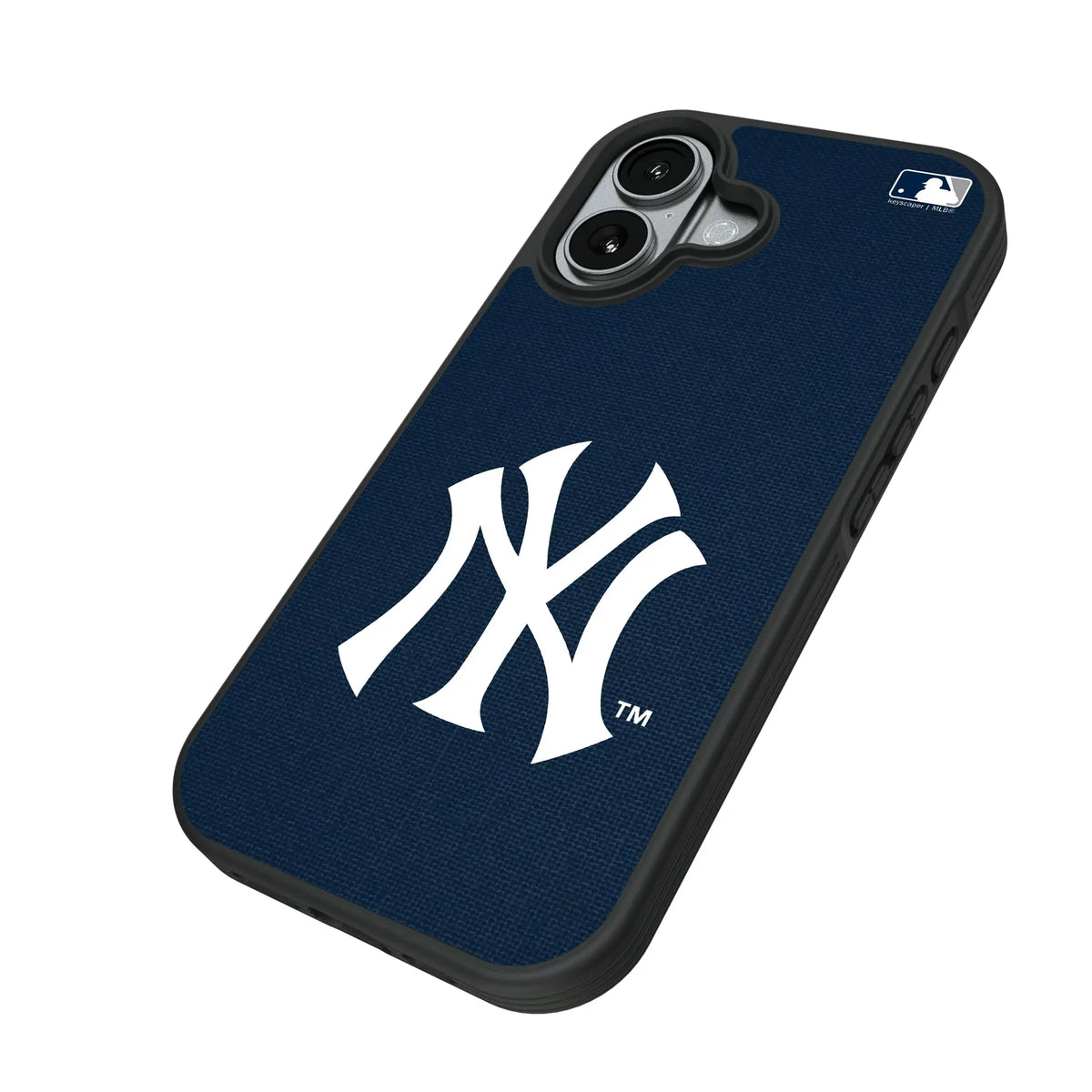 New York Yankees Solid iPhone Bump Phone Case for Apple iPhone - Isometric View#Device_iPhone 17