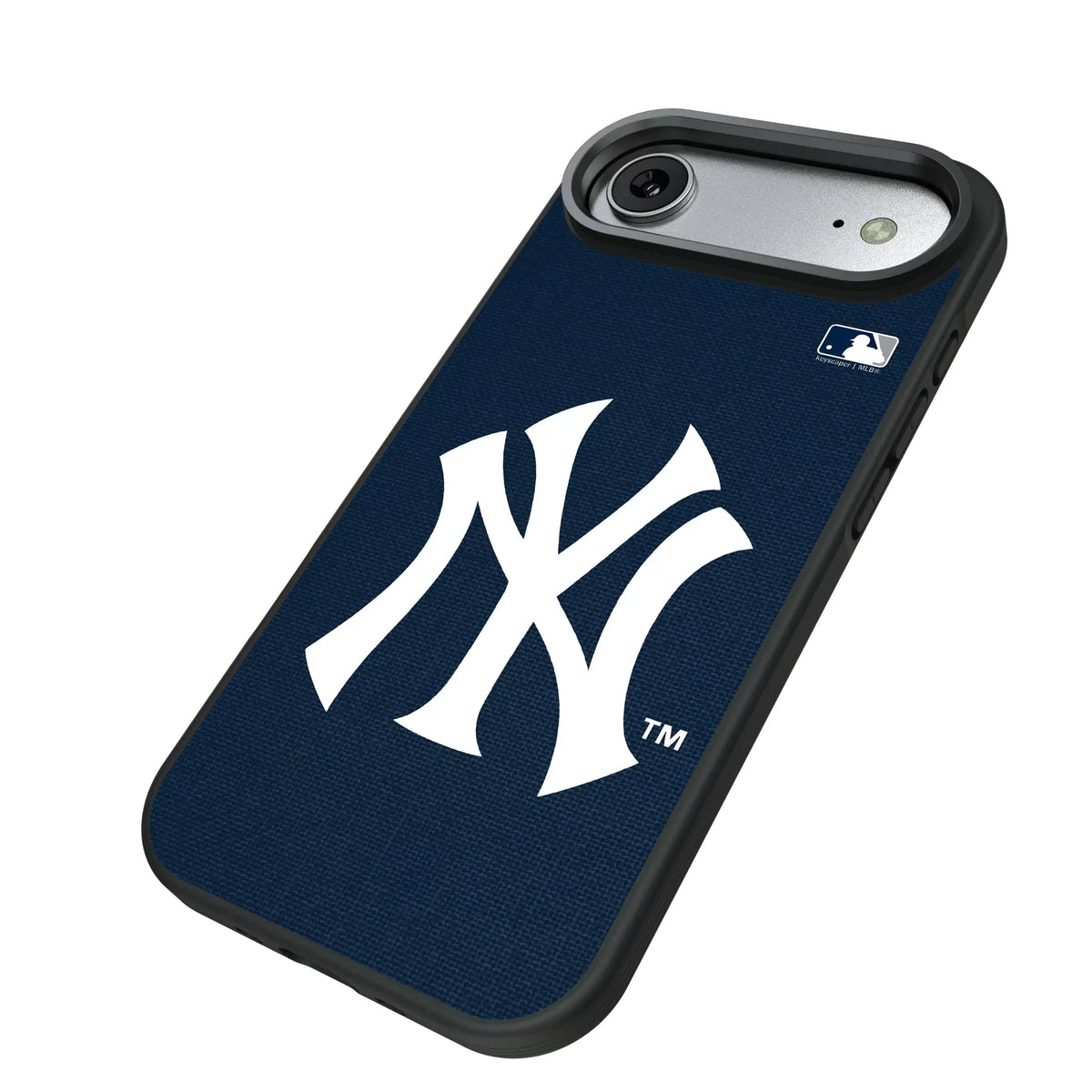 New York Yankees Solid iPhone Bump Phone Case for Apple iPhone - Isometric View#Device_iPhone Air
