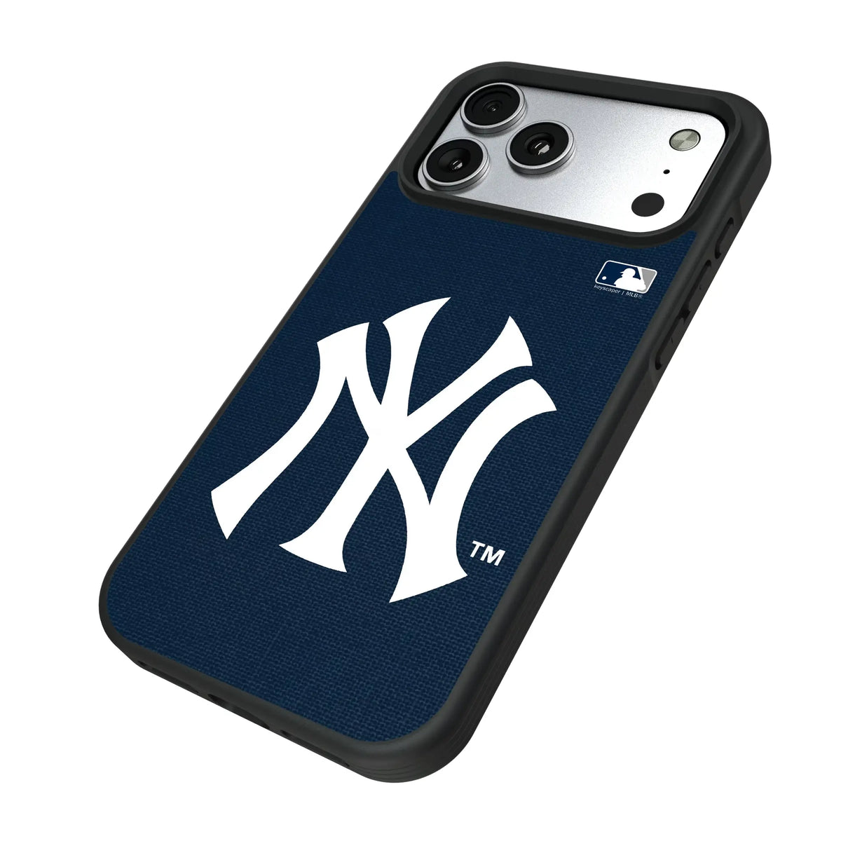 New York Yankees Solid iPhone Bump Phone Case for Apple iPhone - Isometric View#Device_iPhone 17 Pro Max