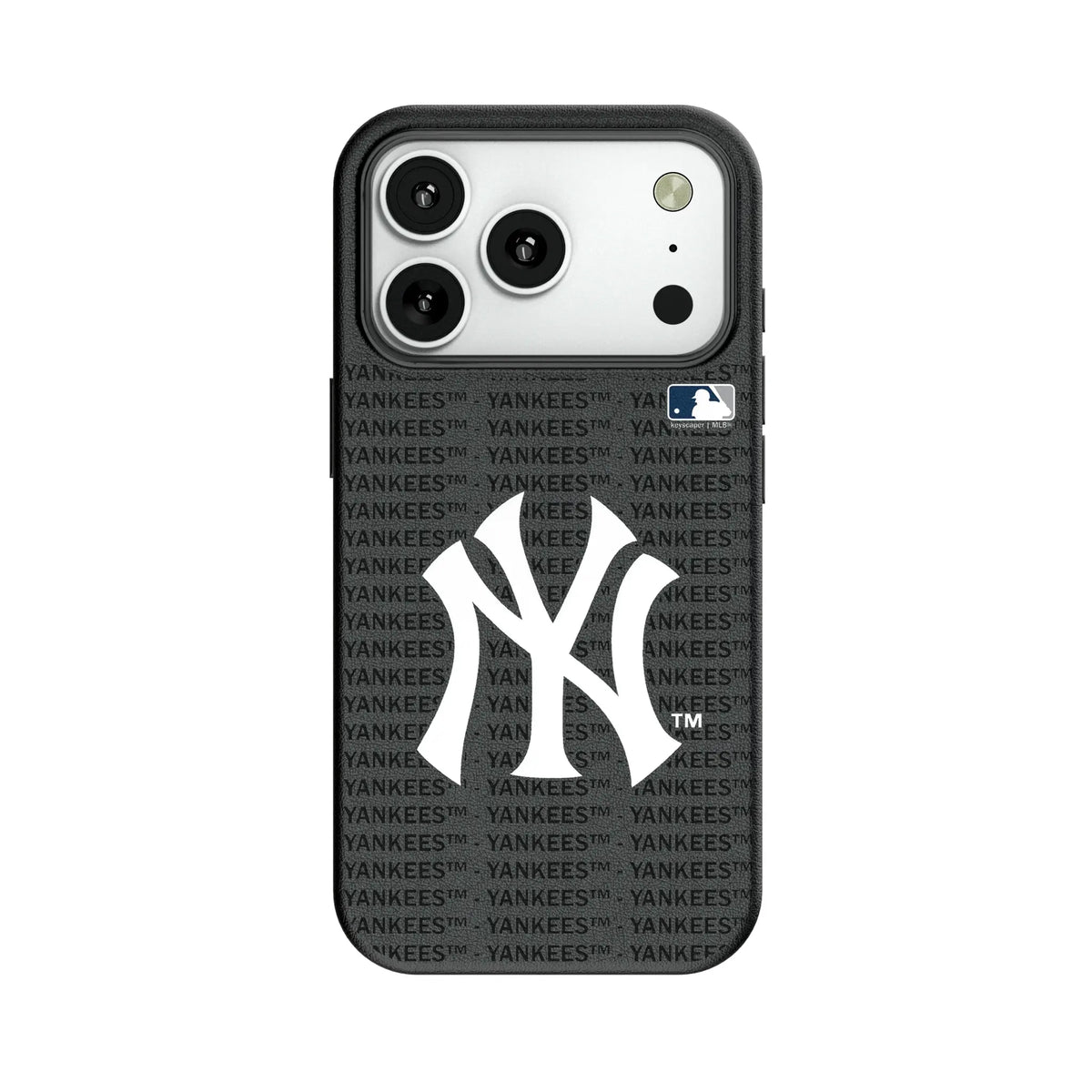 New York Yankees Text Backdrop MagSafe Compatible Phone Case for Apple iPhone