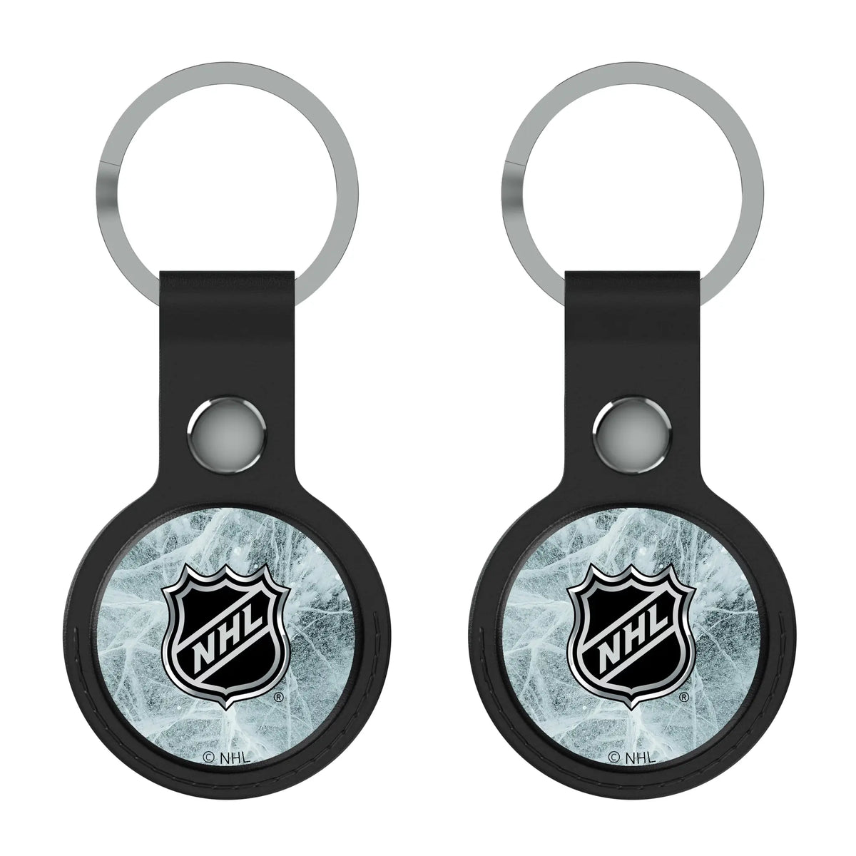 NHL BaseOne AirTag Black Airtag Holder 2-Pack