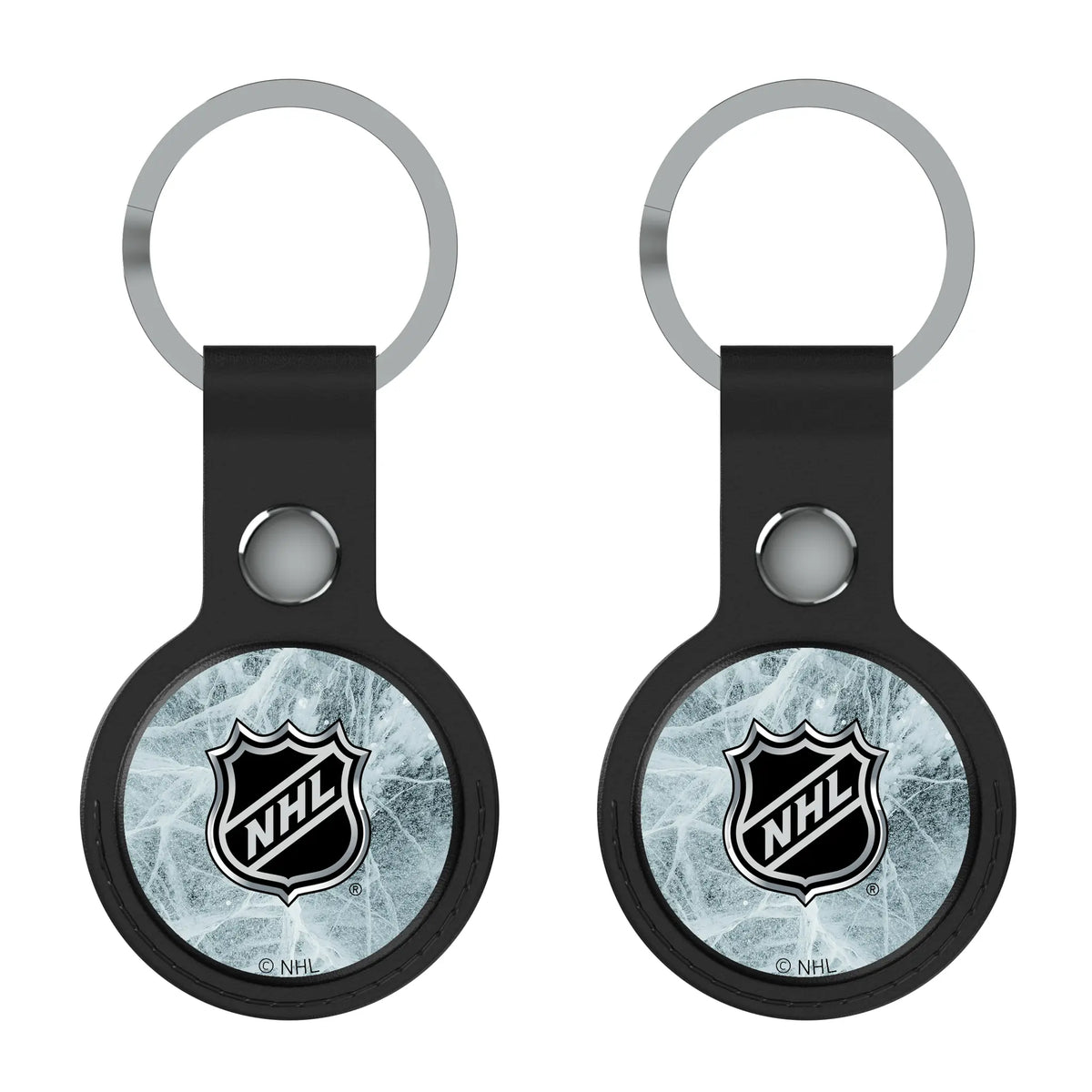 NHL BaseOne AirTag Black Airtag Holder 2-Pack