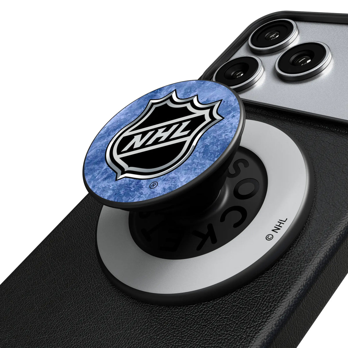 NHL Ice Wordmark Popsockets Round Magnetic