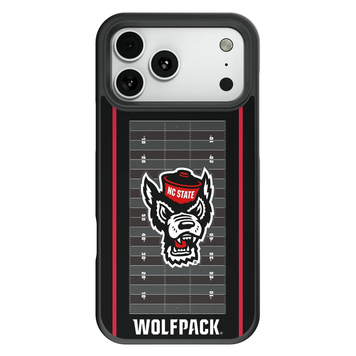 North Carolina State University Wolfpack Field Bump Phone Case for Apple iPhone
