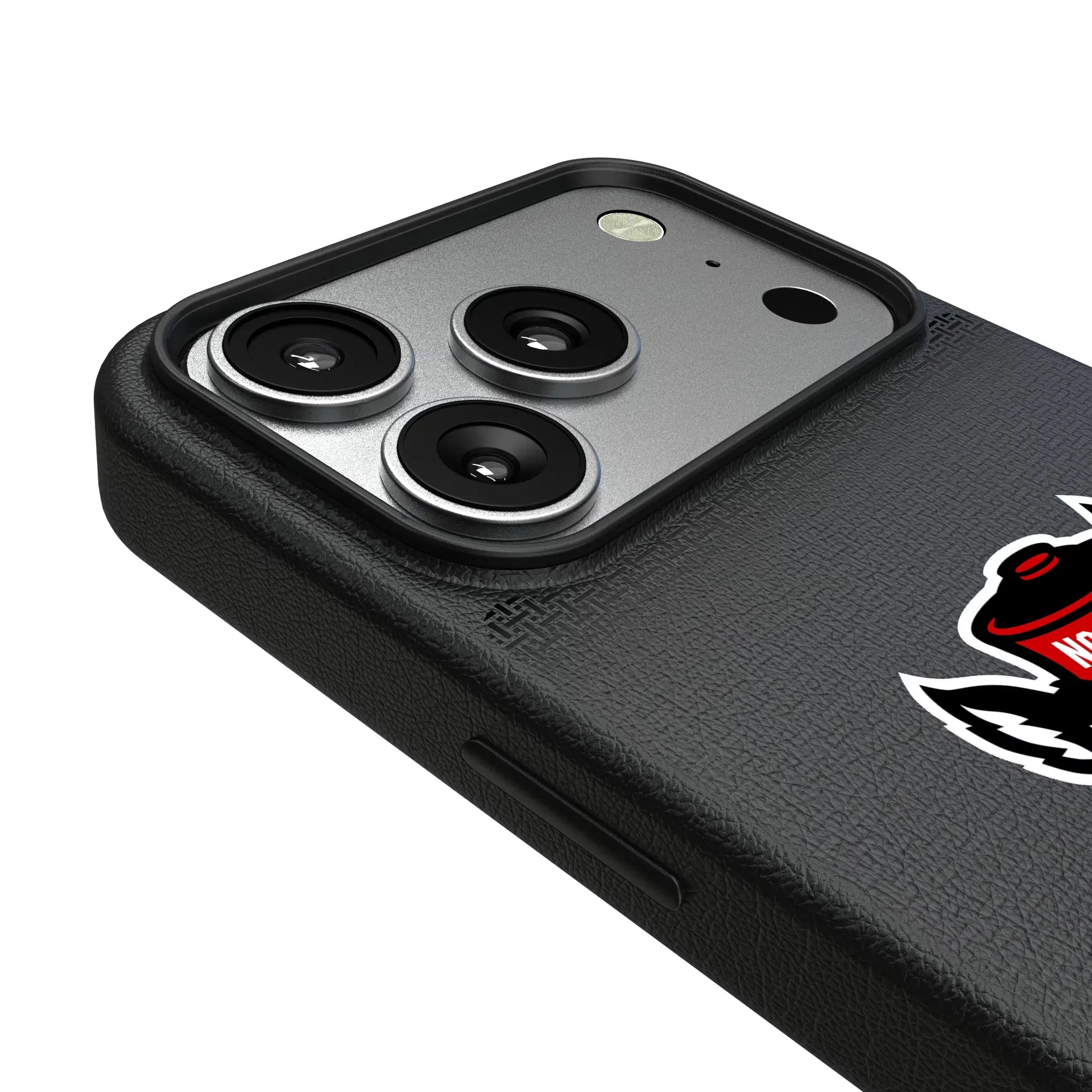 North Carolina State University Wolfpack Linen iPhone MagSafe Compatible Phone Case for Apple iPhone - Detail#Device_iPhone 17 Pro