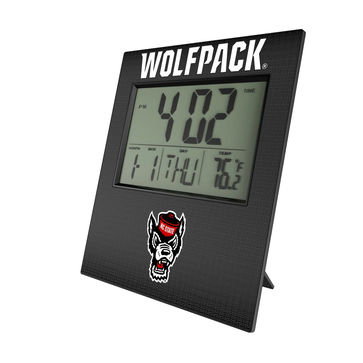 North Carolina State University Wolfpack Linen Wall Clock